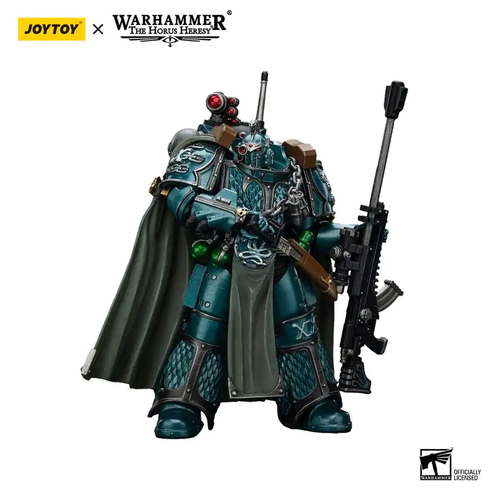 Warhammer The Horus Heresy Akcijska figura Alpha Legion Exodus The One who is Many With Sniper Rifle And Power Dagger 12 cm fotografija izdelka
