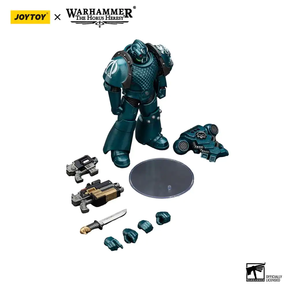 Warhammer The Horus Heresy Akcijska figura Alpha Legion Head hunter With Banestrike Combi-Bolter And Power Dagger 12 cm fotografija izdelka