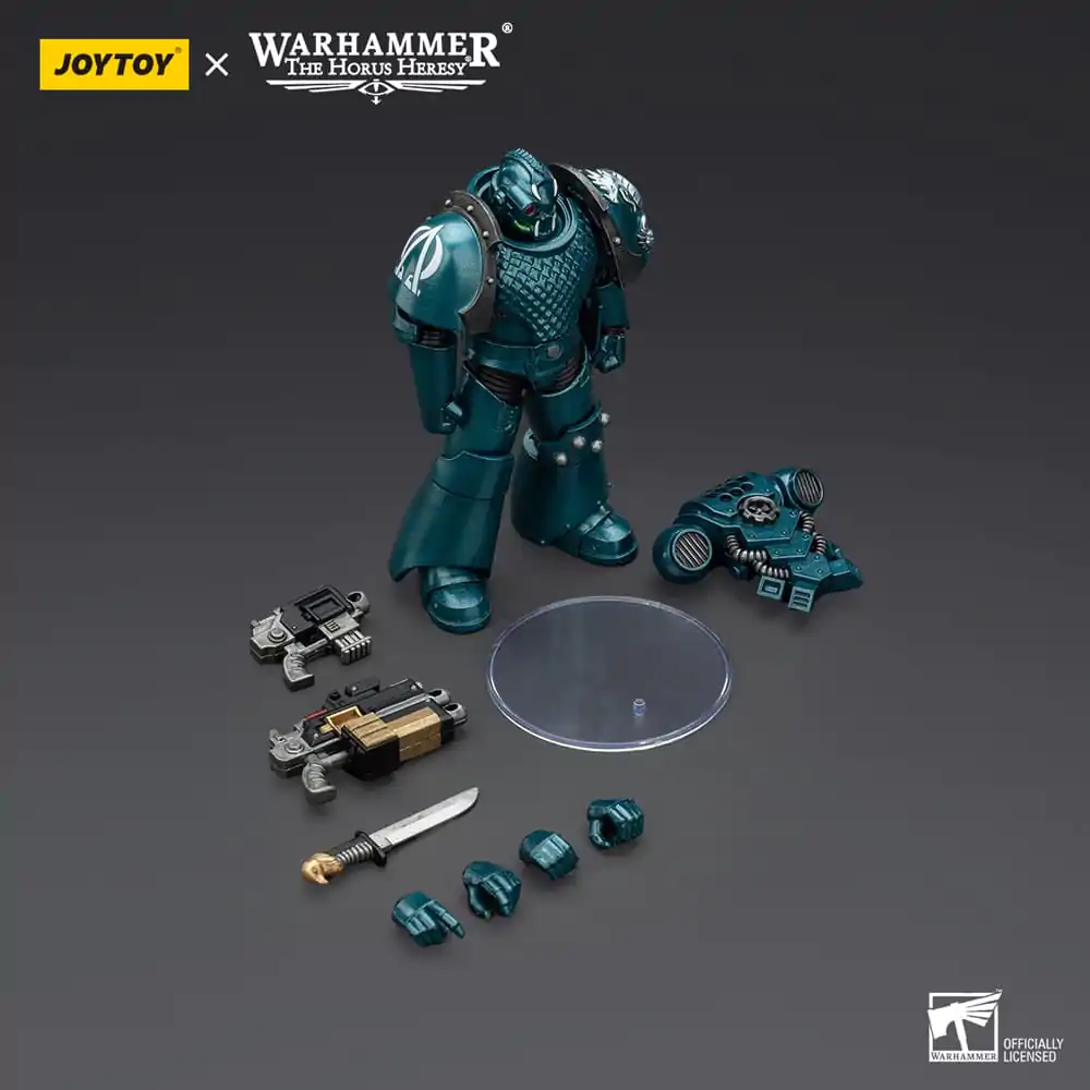 Warhammer The Horus Heresy Akcijska figura Alpha Legion Head hunter With Banestrike Combi-Bolter And Power Dagger 12 cm fotografija izdelka