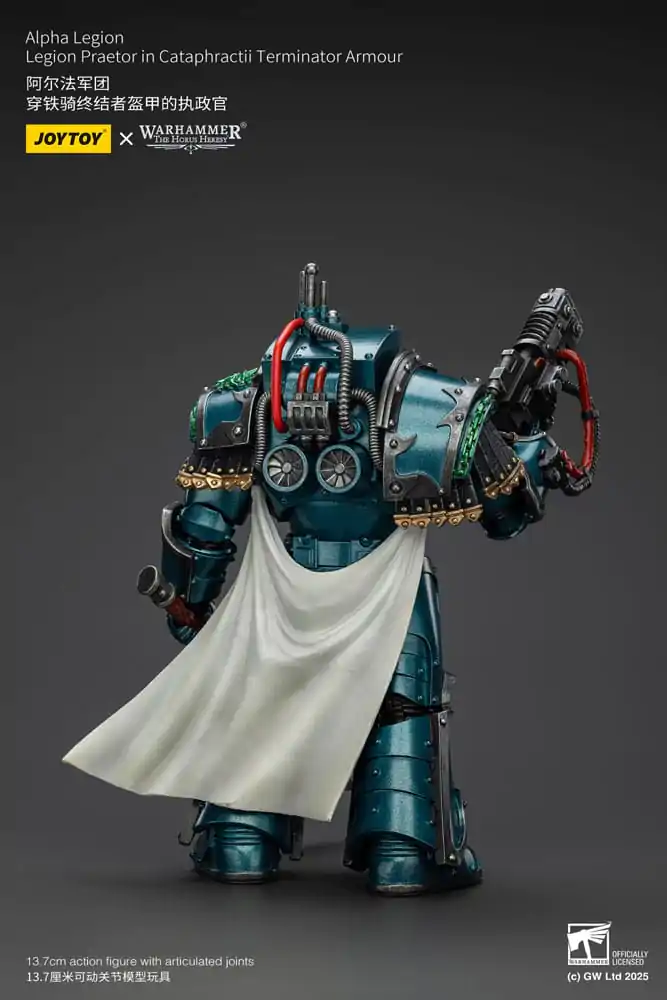 Warhammer The Horus Heresy Akcijska figura Alpha Legion Legion Praetor in Cataphractii Terminator Armour 14 cm fotografija izdelka
