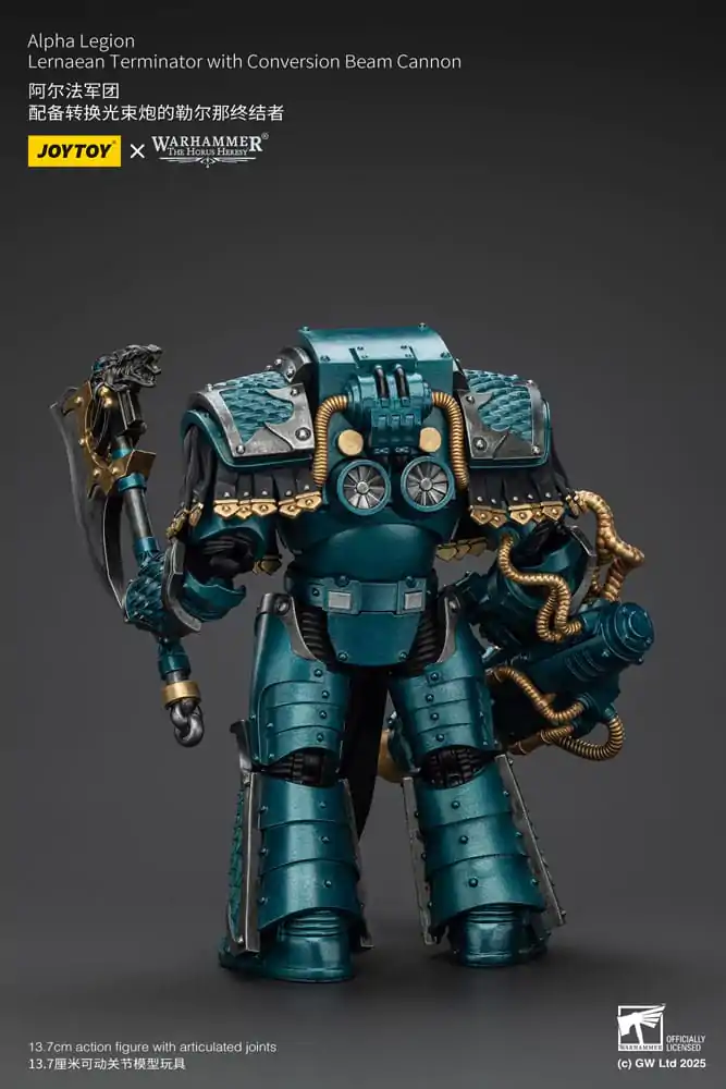 Warhammer The Horus Heresy akcijska figura Alpha Legion Lernaean Terminator s Conversion Beam Cannon 20 cm fotografija izdelka