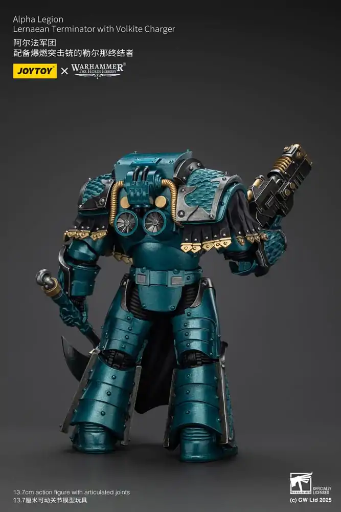 Akcijska figura Warhammer The Horus Heresy Alpha Legion Lernaean Terminator s polnilcem Volkite 20 cm fotografija izdelka
