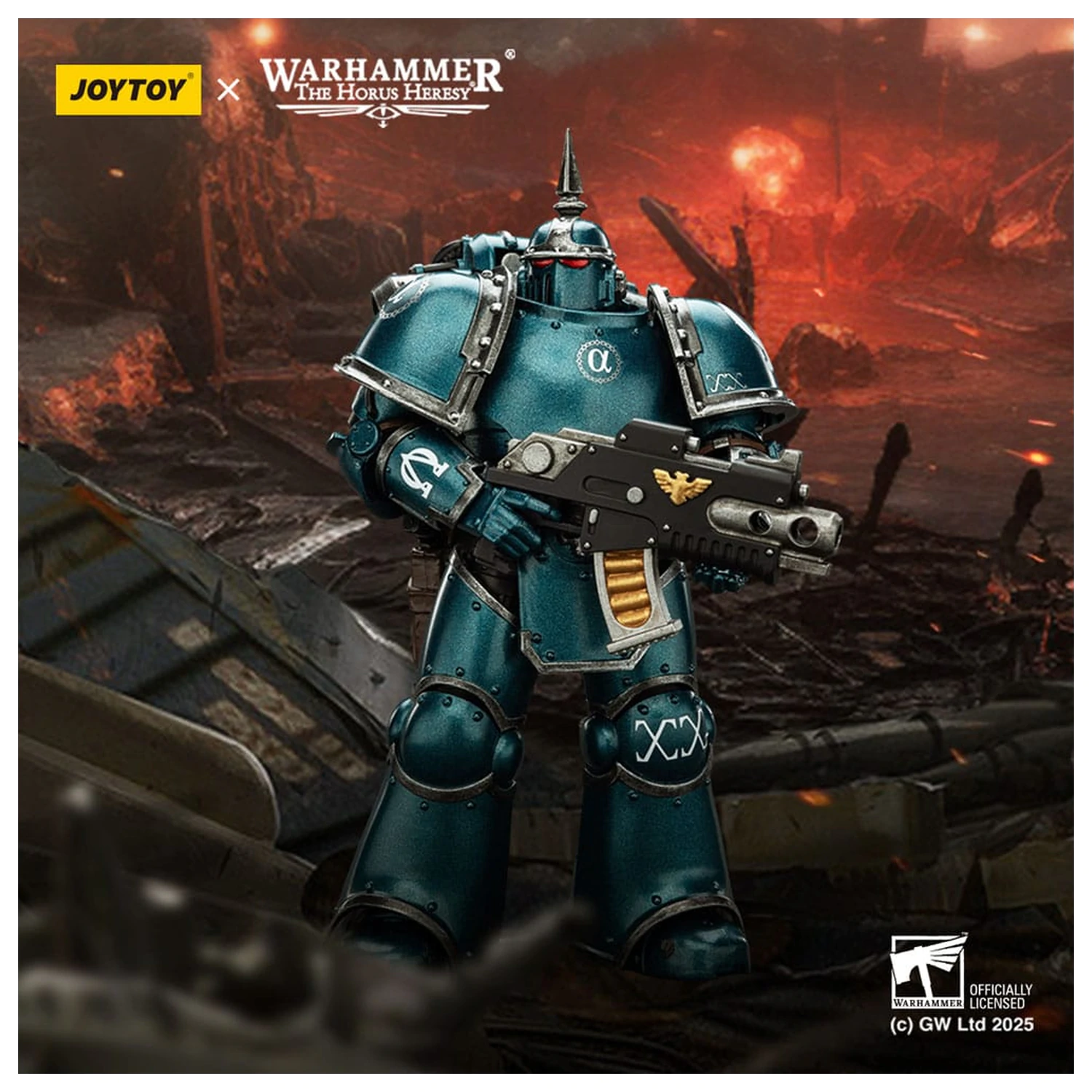 Warhammer The Horus Heresy akcijska figura Alpha Legion MK III Tactical Legionary 12 cm fotografija izdelka