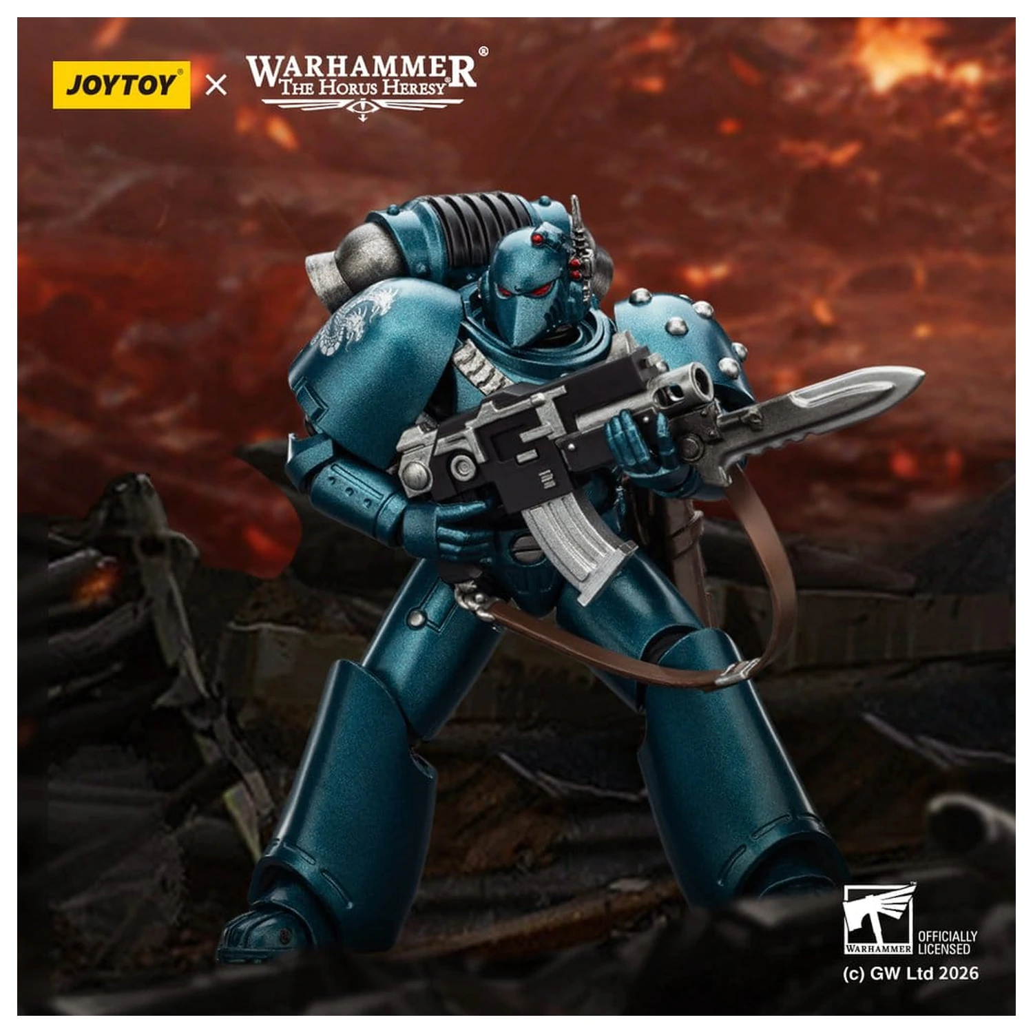 Warhammer The Horus Heresy akcijska figura Alpha Legion MKVI Tactical Legionary 12 cm fotografija izdelka