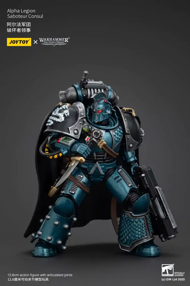 Warhammer The Horus Heresy akcijska figura Alpha Legion Saboteur Consul 20 cm fotografija izdelka