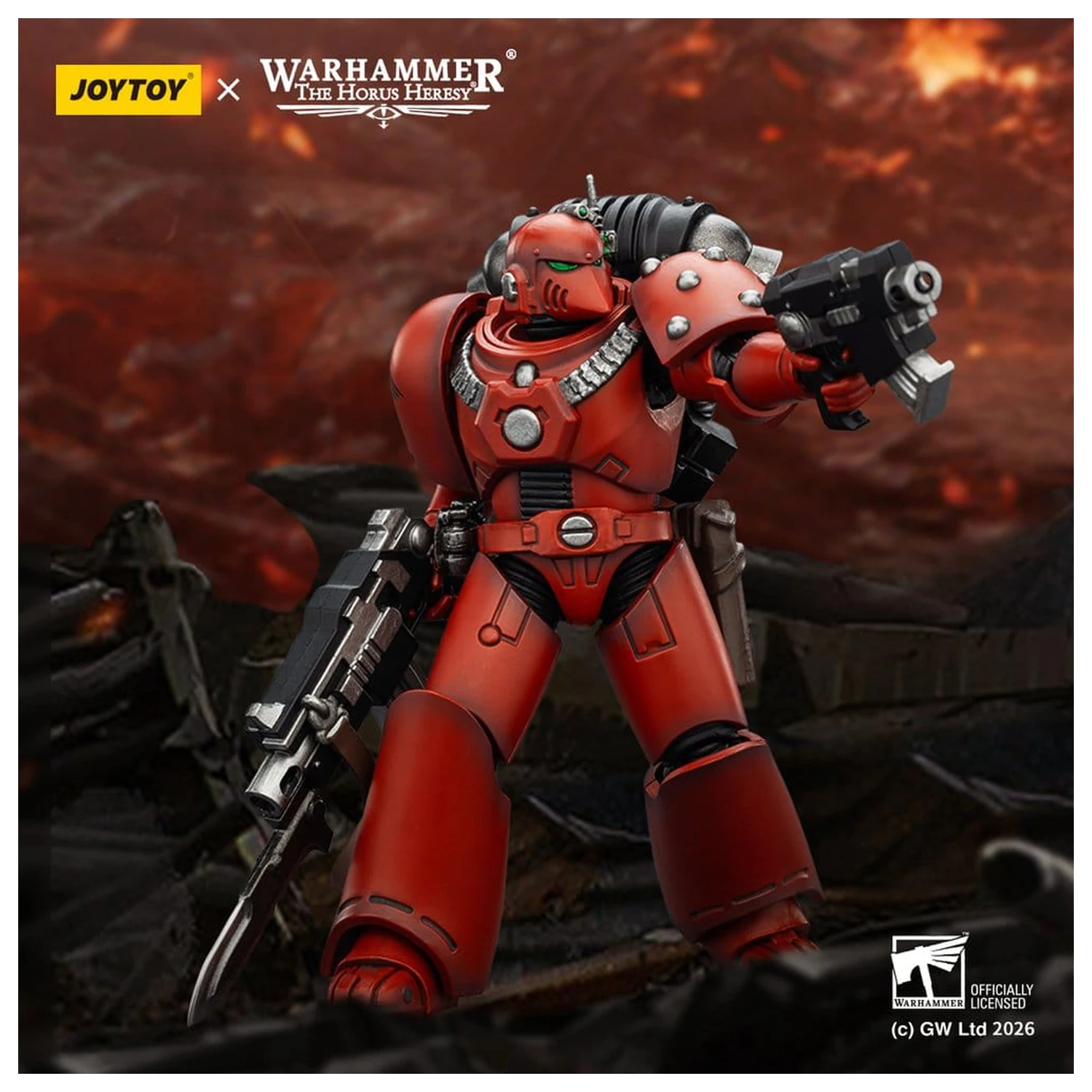 Warhammer The Horus Heresy akcijska figura Blood Angels MKVI Tactical Legionary 12 cm fotografija izdelka