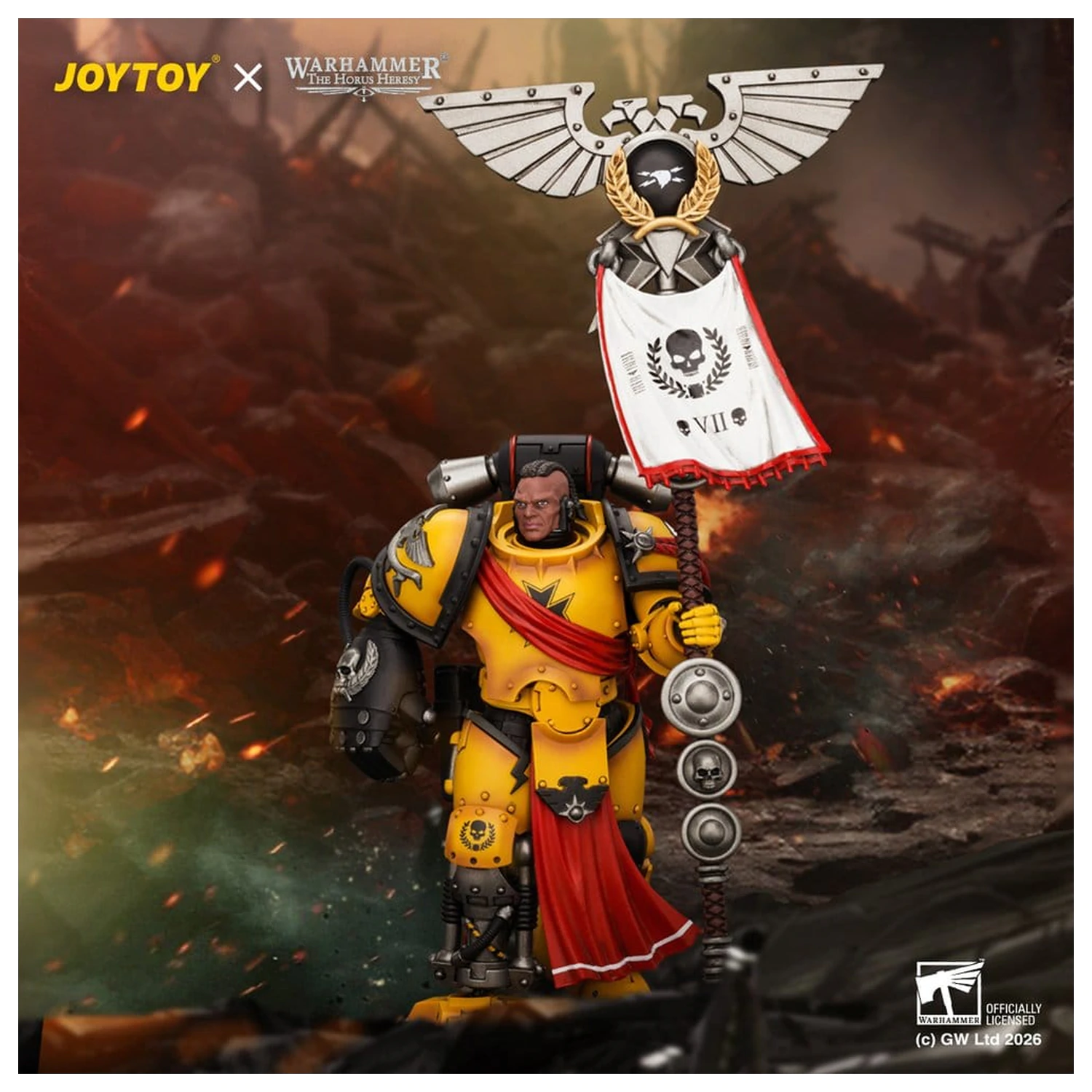 Warhammer The Horus Heresy Imperial Fists figura Herald Consul 12 cm fotografija izdelka