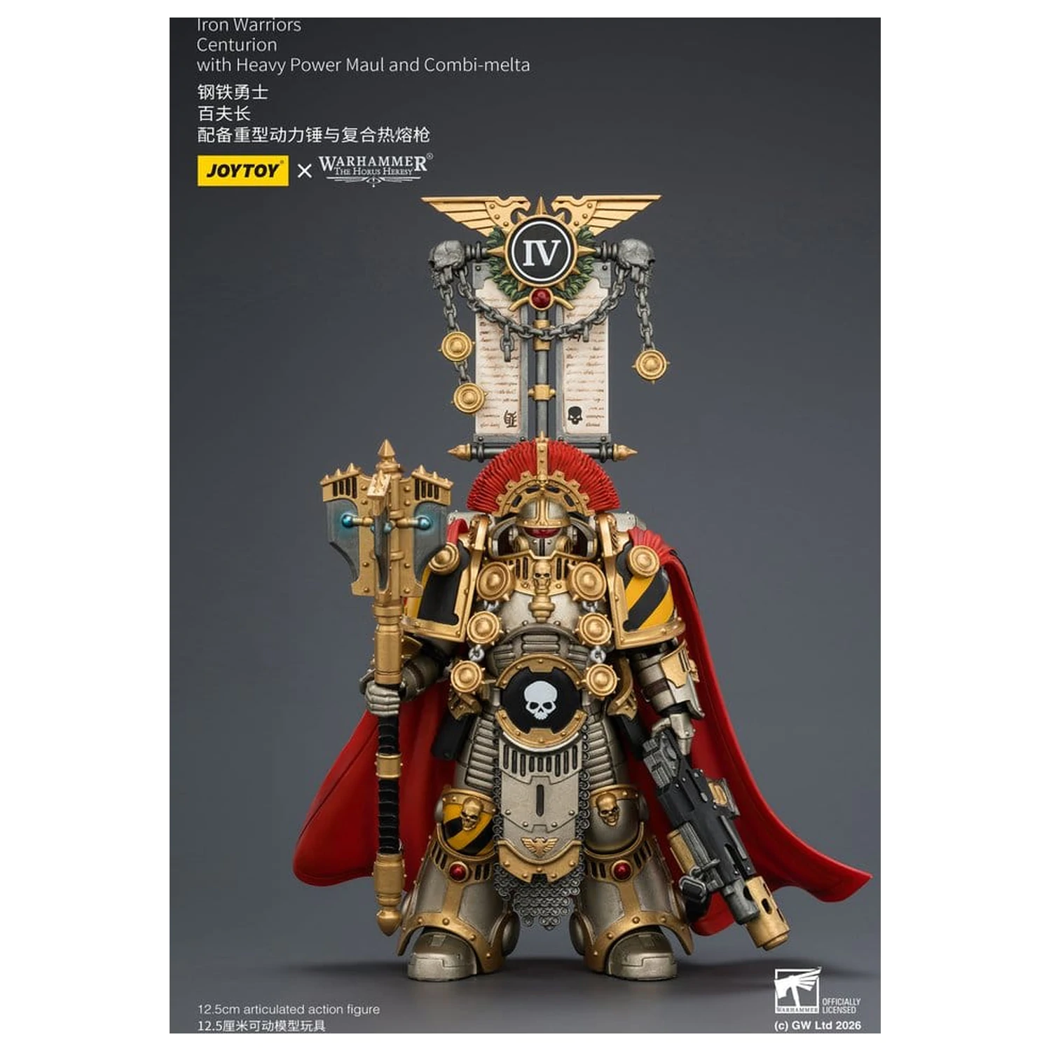 Warhammer The Horus Heresy akcijska figura Iron Warriors Centurion 13 cm fotografija izdelka