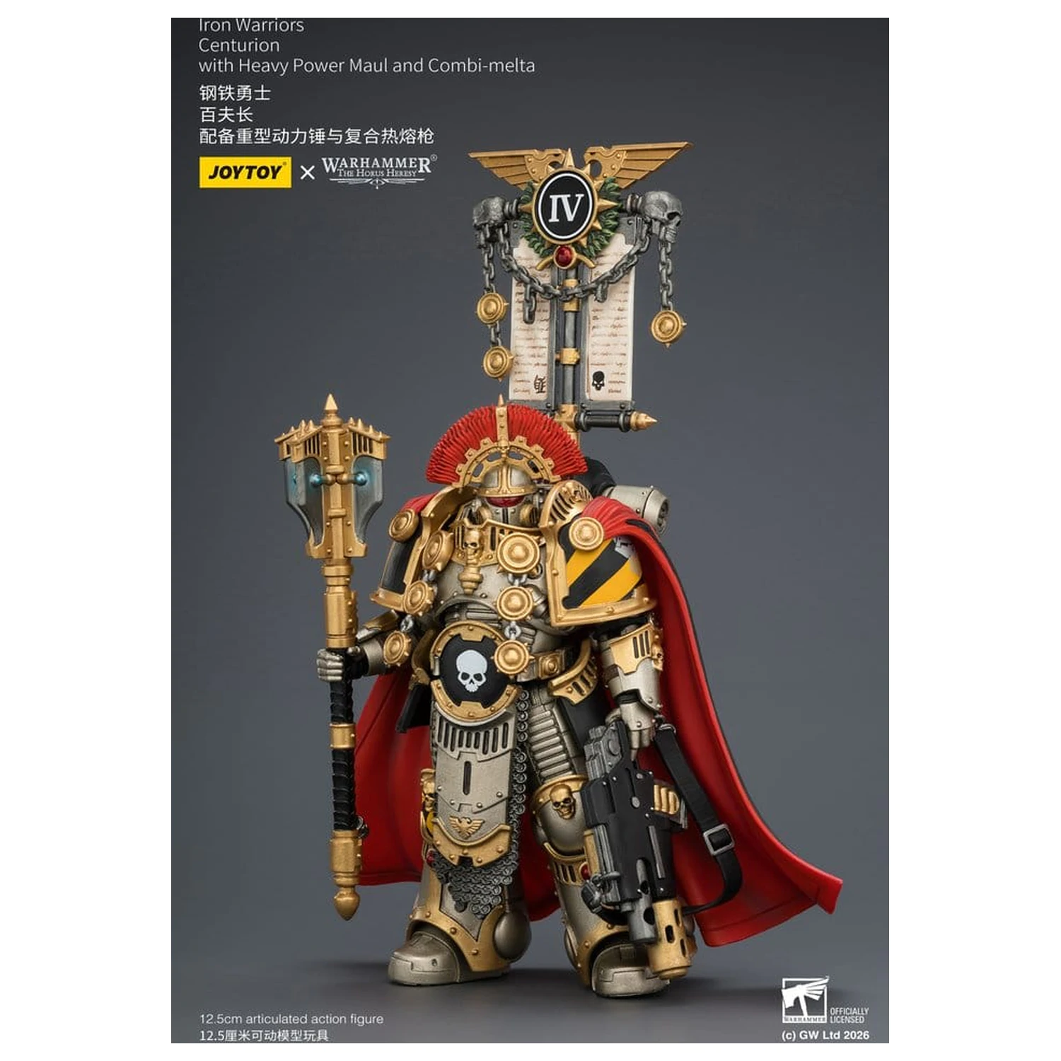 Warhammer The Horus Heresy akcijska figura Iron Warriors Centurion 13 cm fotografija izdelka