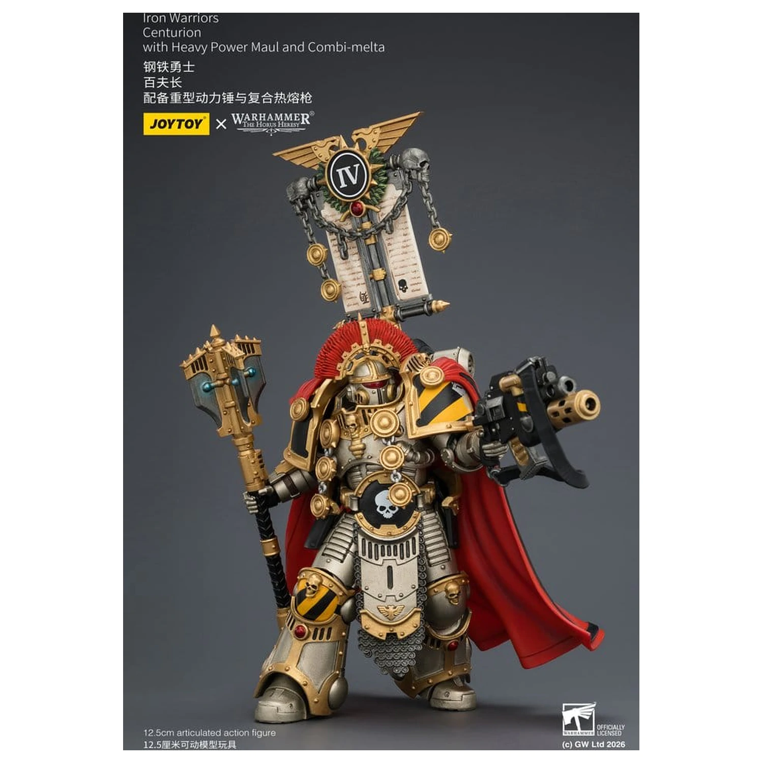Warhammer The Horus Heresy akcijska figura Iron Warriors Centurion 13 cm fotografija izdelka
