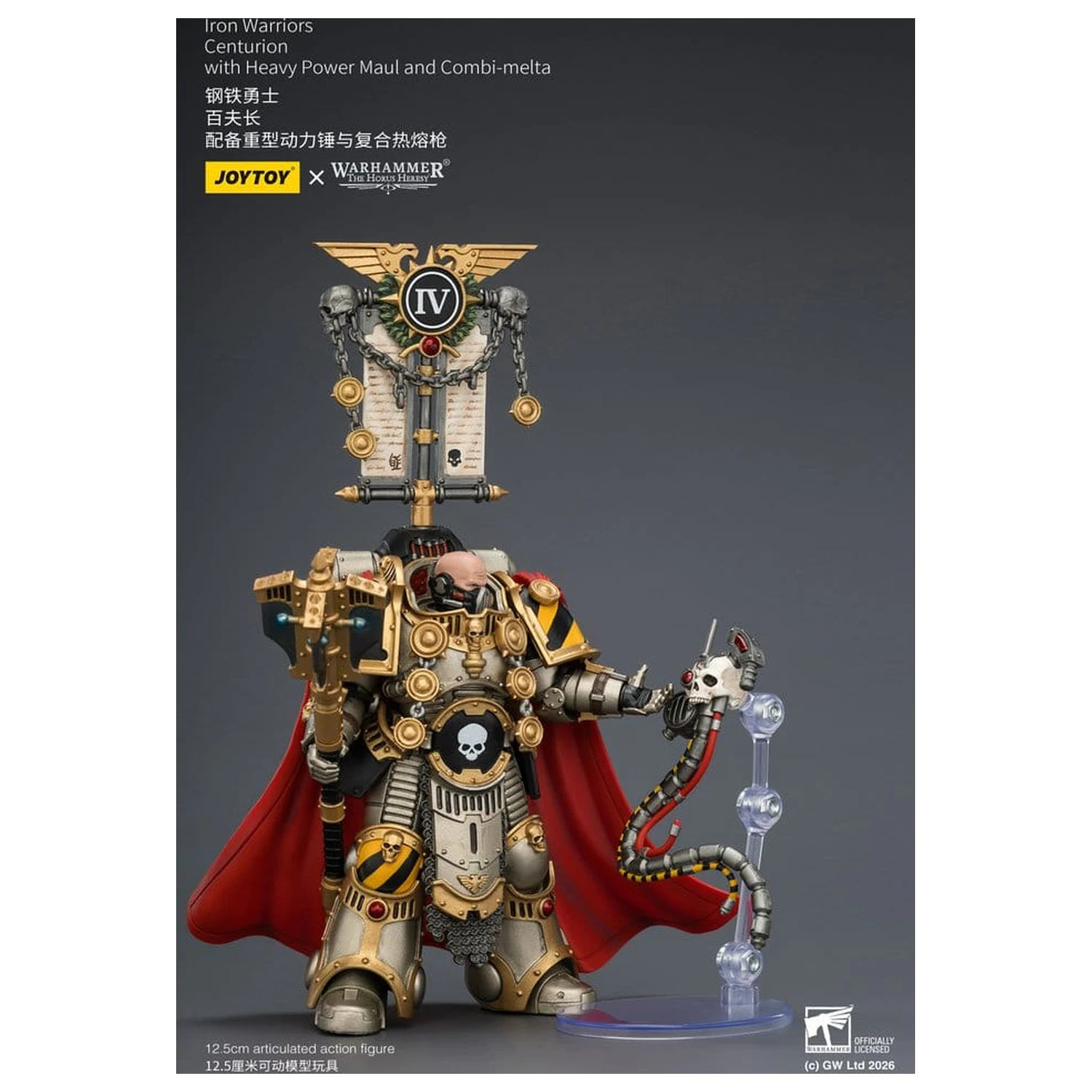 Warhammer The Horus Heresy akcijska figura Iron Warriors Centurion 13 cm fotografija izdelka