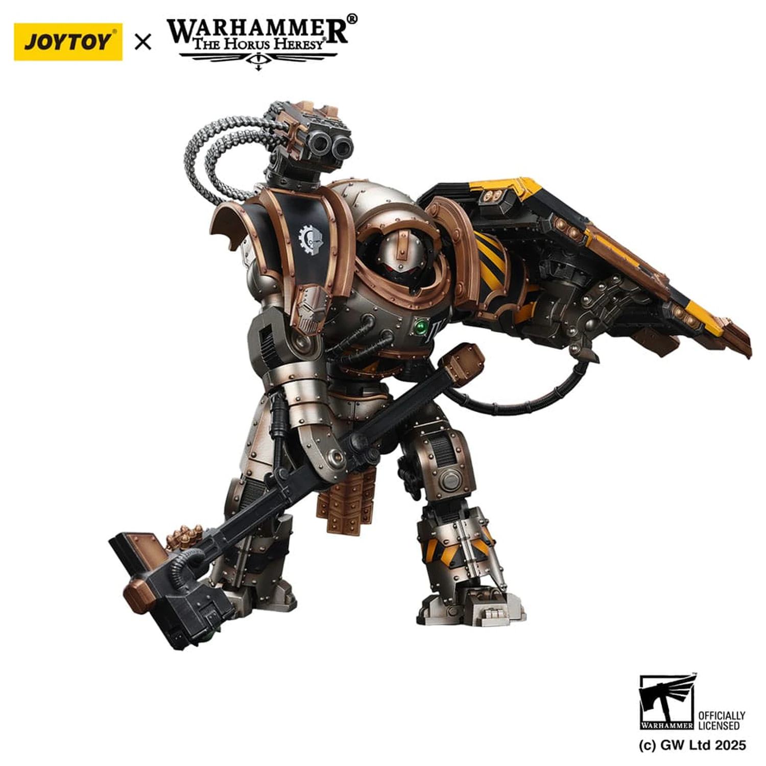 Warhammer The Horus Heresy akcijska figura Iron Warriors Iron Circle Domitar-Ferrum Class Battle-automata with Karceri Battle Shield 24 cm fotografija izdelka