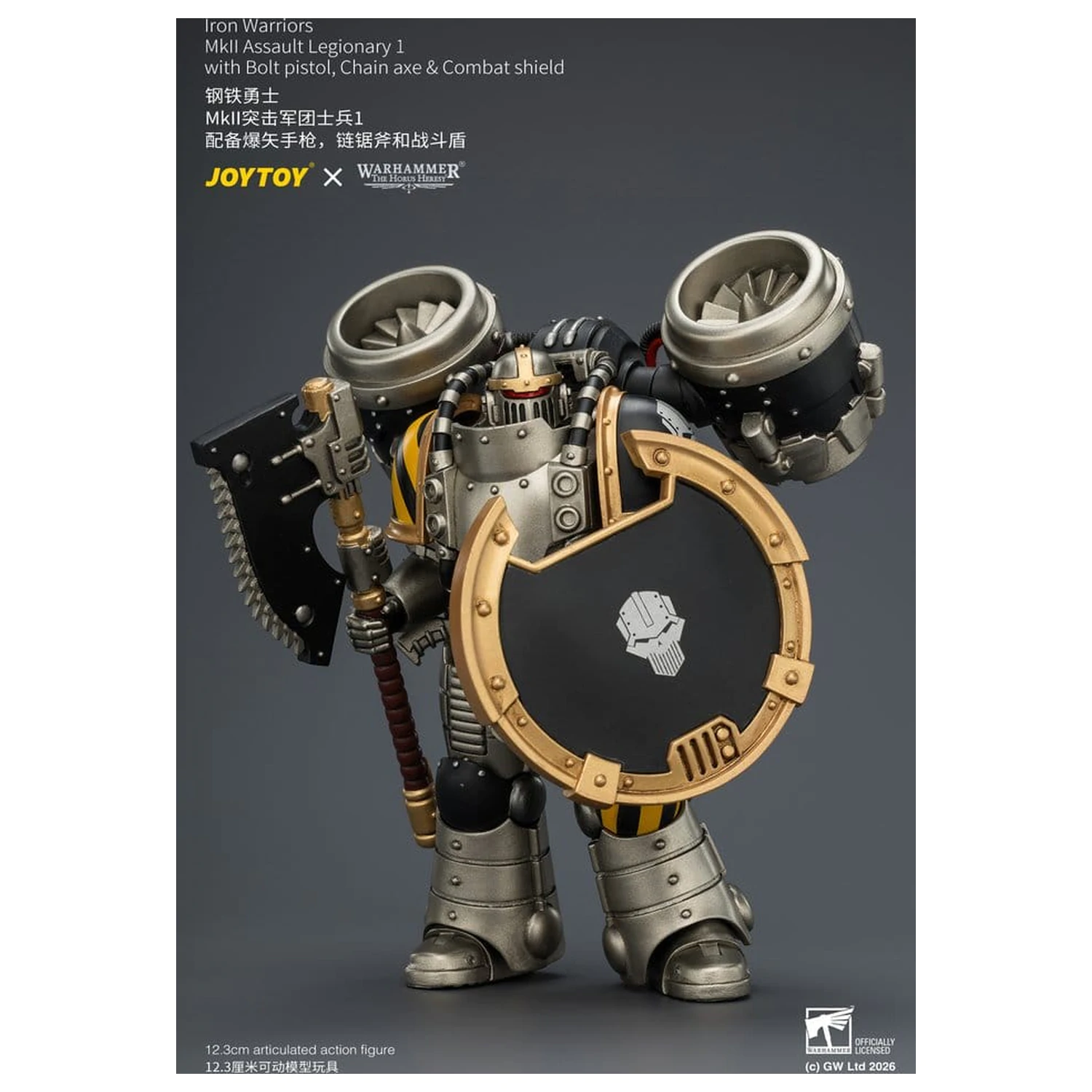 Warhammer The Horus Heresy akcijska figura Iron Warriors MkII Assault Legionary 1 12 cm fotografija izdelka
