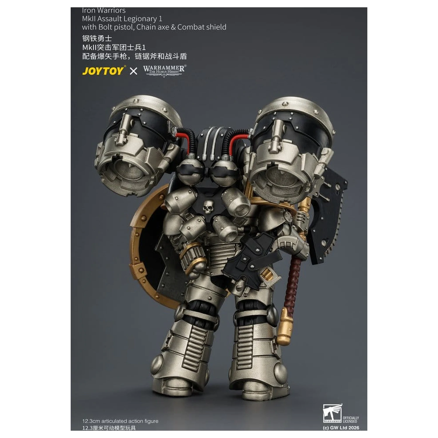 Warhammer The Horus Heresy akcijska figura Iron Warriors MkII Assault Legionary 1 12 cm fotografija izdelka