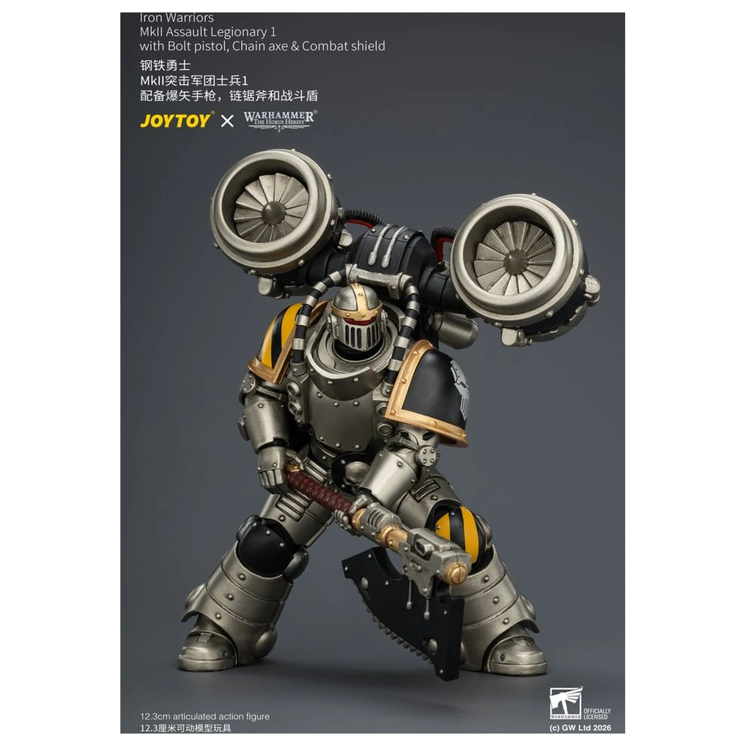 Warhammer The Horus Heresy akcijska figura Iron Warriors MkII Assault Legionary 1 12 cm fotografija izdelka