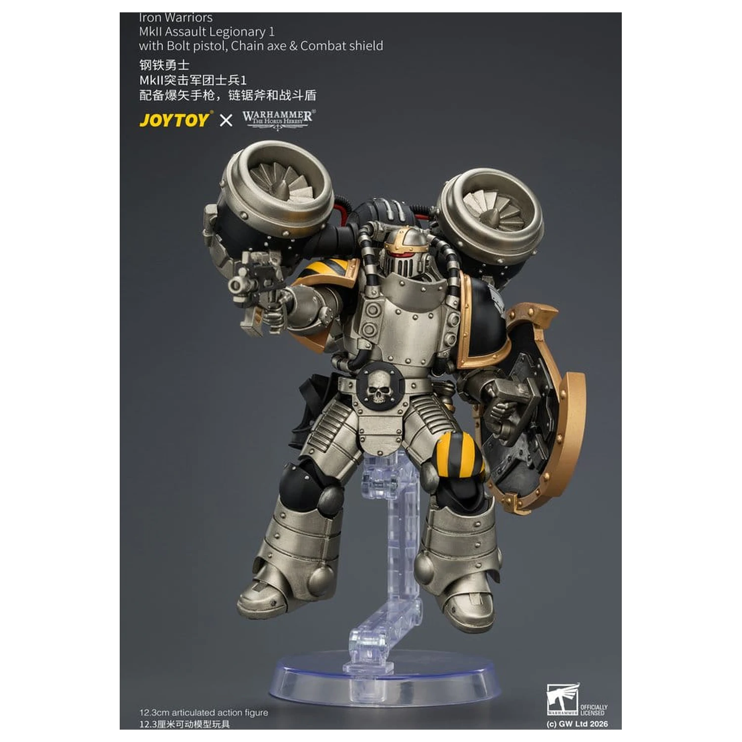 Warhammer The Horus Heresy akcijska figura Iron Warriors MkII Assault Legionary 1 12 cm fotografija izdelka