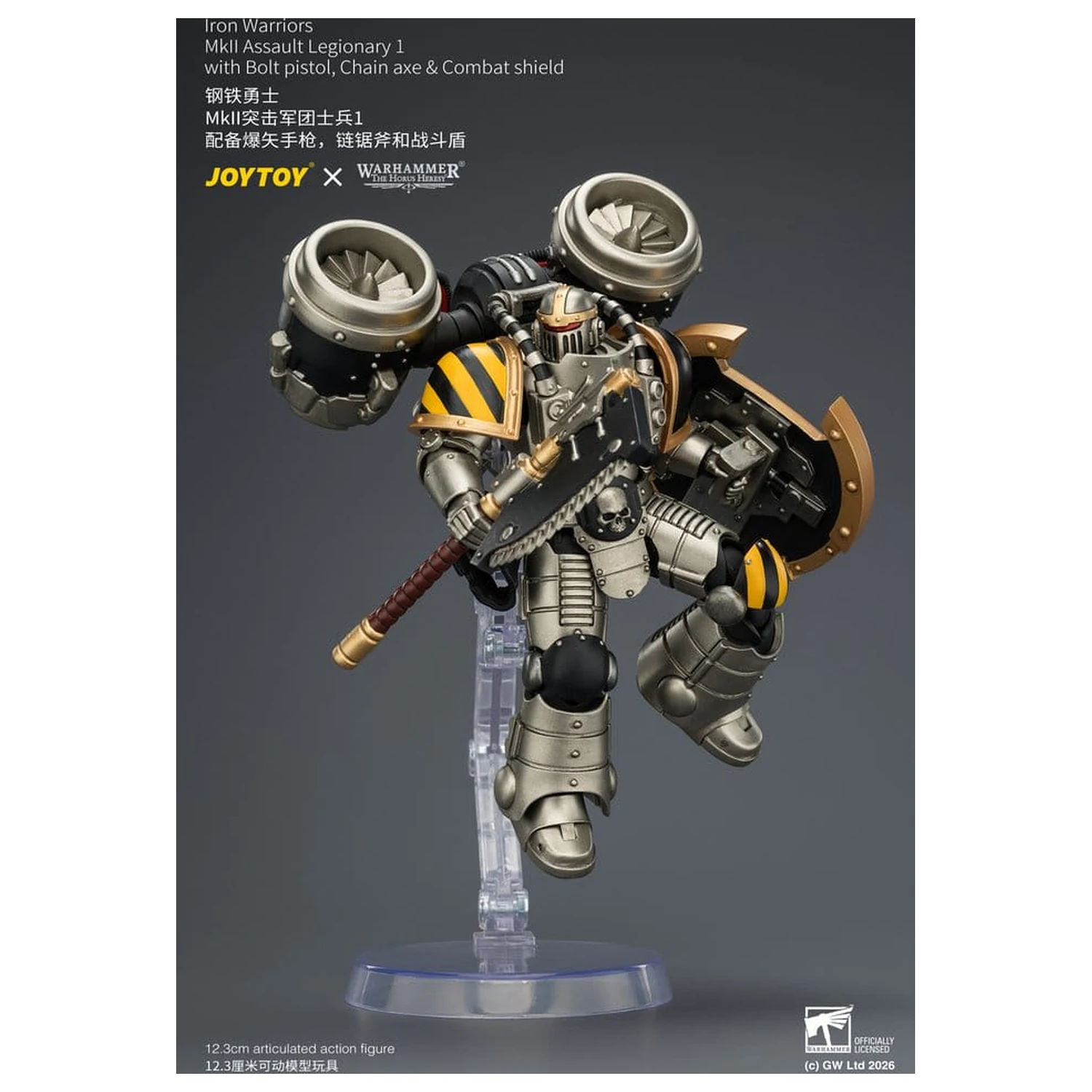 Warhammer The Horus Heresy akcijska figura Iron Warriors MkII Assault Legionary 1 12 cm fotografija izdelka