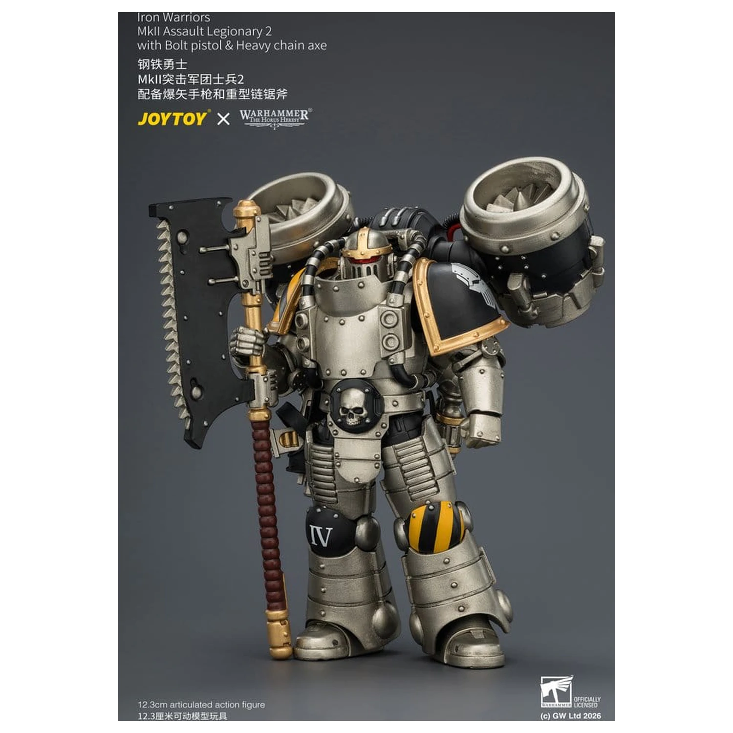 Warhammer The Horus Heresy akcijska figura Iron Warriors MkII Assault Legionary 2 12 cm fotografija izdelka