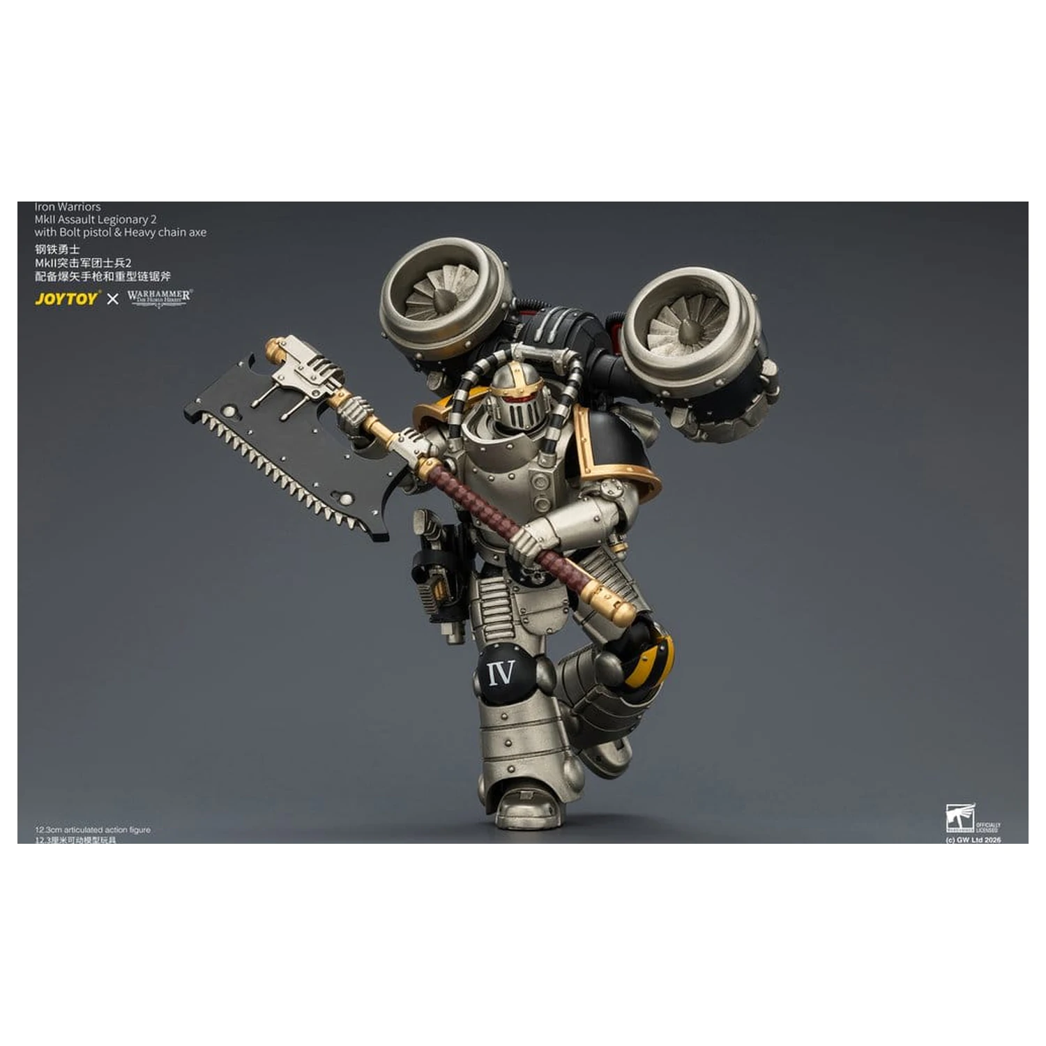 Warhammer The Horus Heresy akcijska figura Iron Warriors MkII Assault Legionary 2 12 cm fotografija izdelka