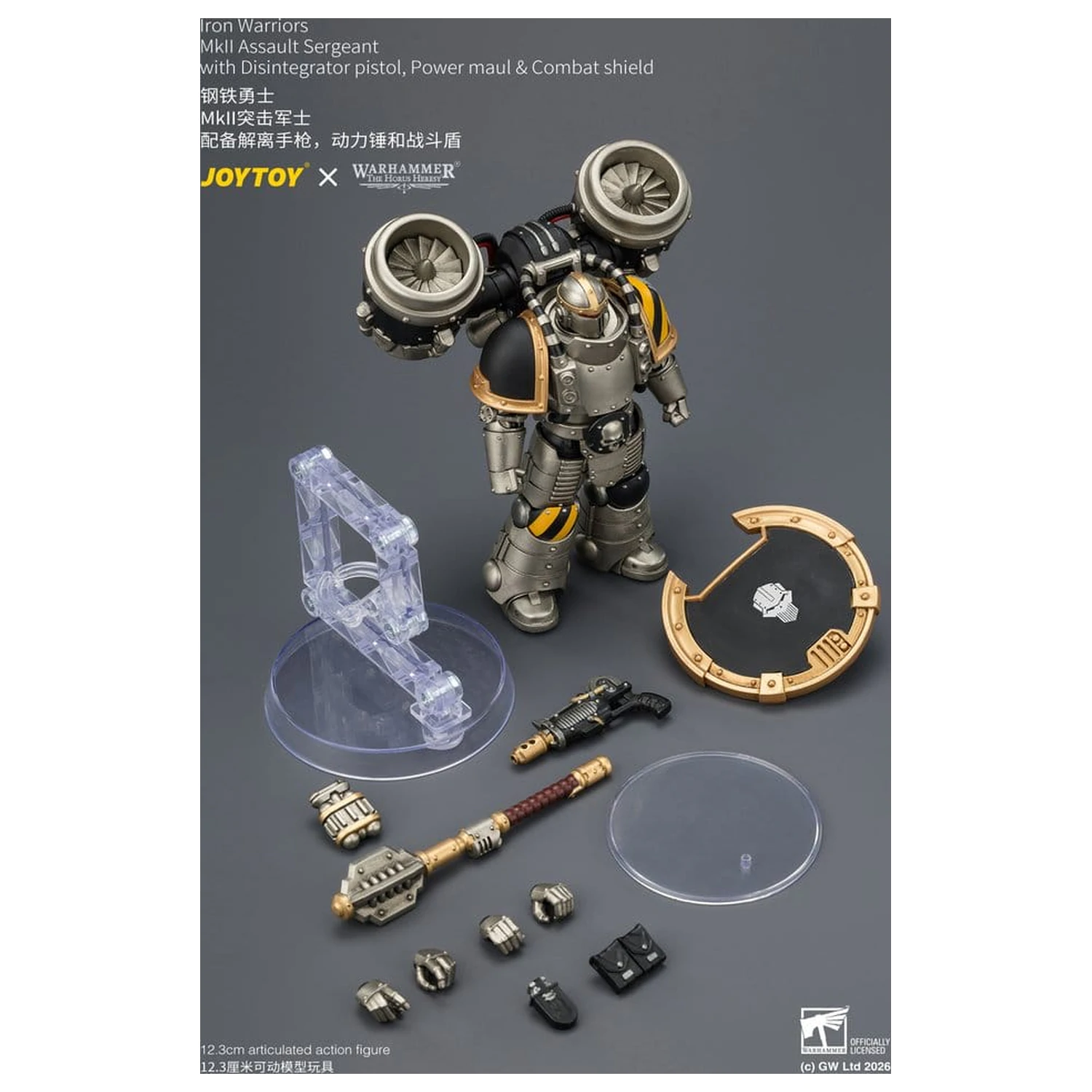 Warhammer The Horus Heresy akcijska figura Iron Warriors MkII Assault Sergeant 12 cm fotografija izdelka