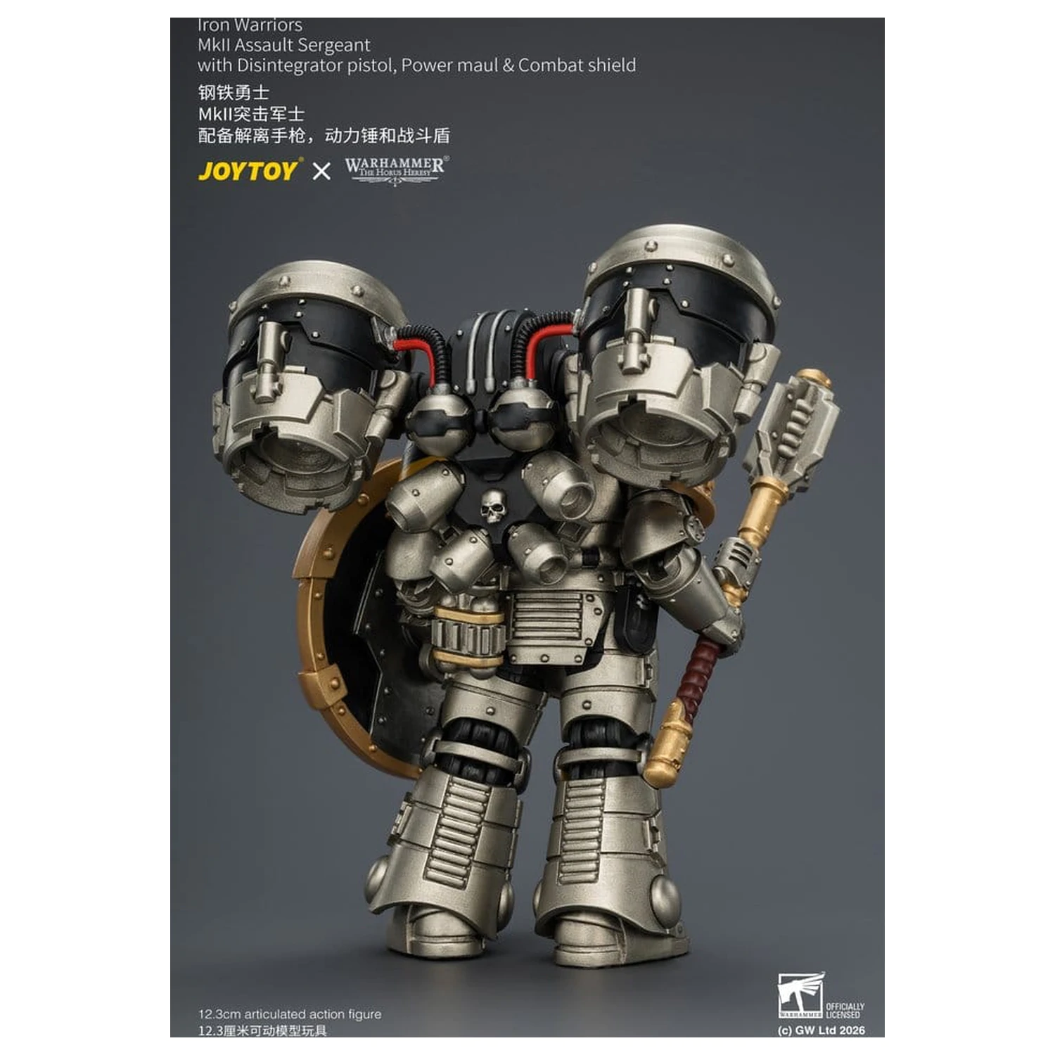 Warhammer The Horus Heresy akcijska figura Iron Warriors MkII Assault Sergeant 12 cm fotografija izdelka
