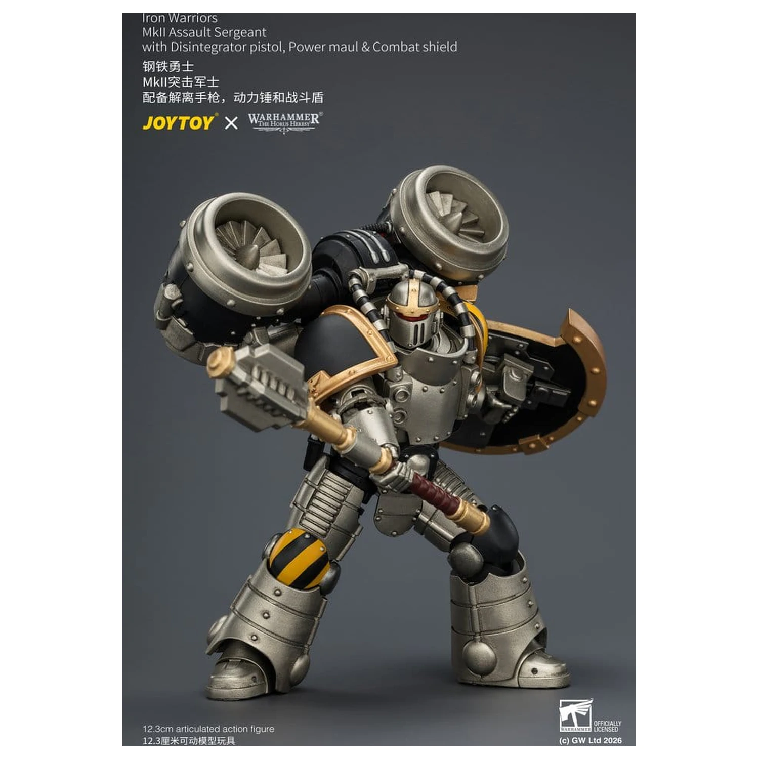 Warhammer The Horus Heresy akcijska figura Iron Warriors MkII Assault Sergeant 12 cm fotografija izdelka