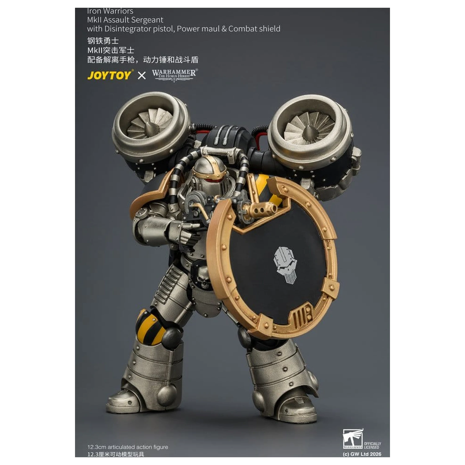 Warhammer The Horus Heresy akcijska figura Iron Warriors MkII Assault Sergeant 12 cm fotografija izdelka