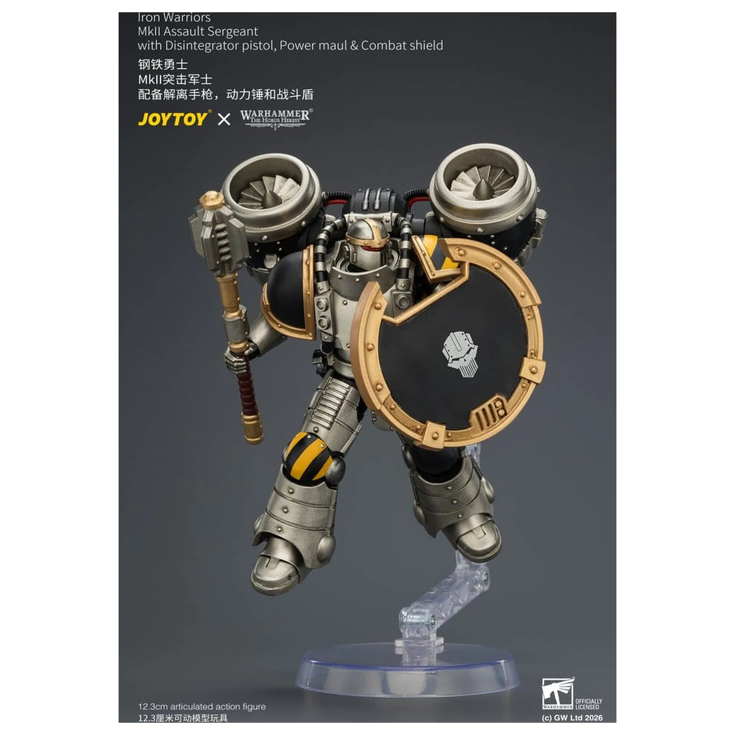 Warhammer The Horus Heresy akcijska figura Iron Warriors MkII Assault Sergeant 12 cm fotografija izdelka