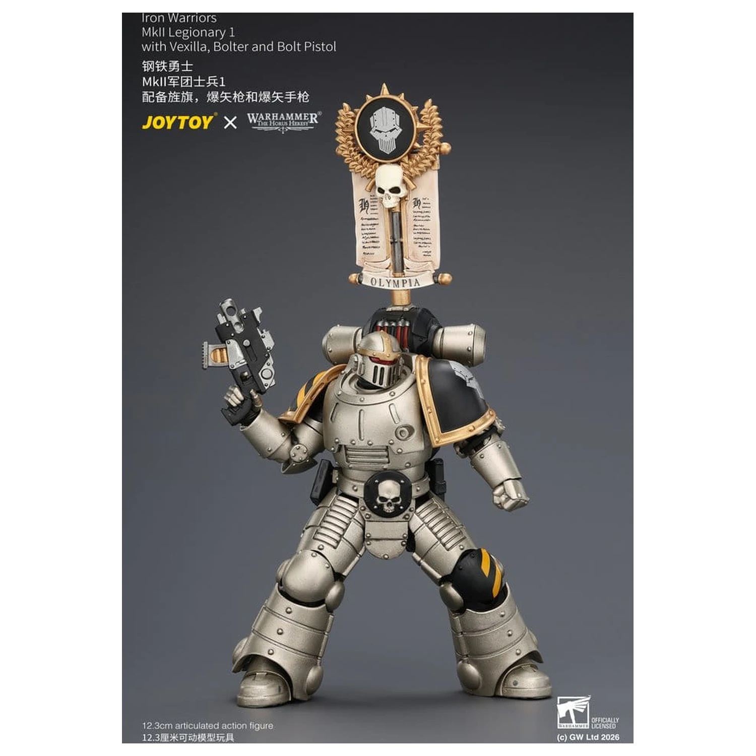 Warhammer The Horus Heresy akcijska figura Iron Warriors MkII Legionary 1 12 cm fotografija izdelka