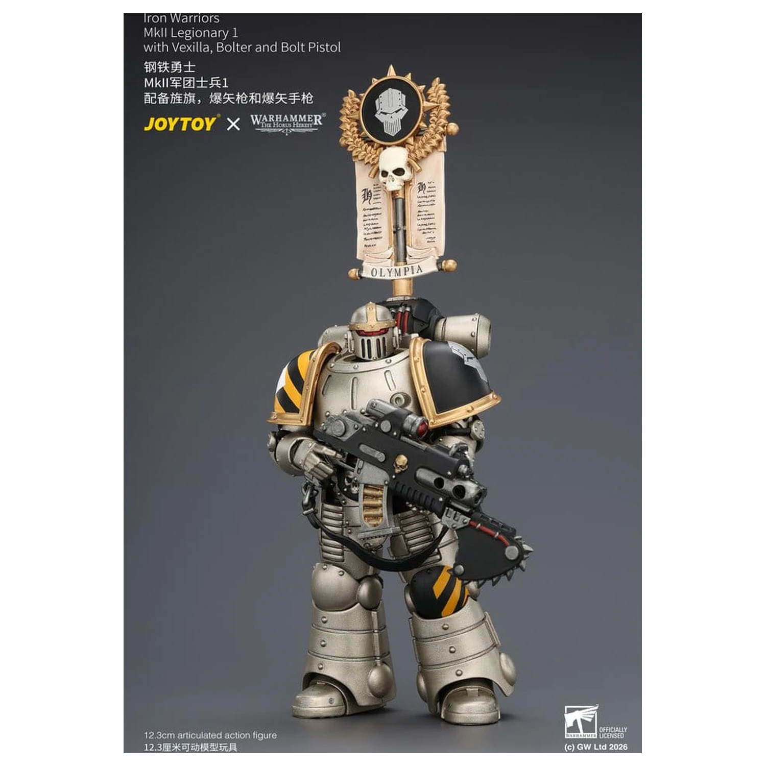 Warhammer The Horus Heresy akcijska figura Iron Warriors MkII Legionary 1 12 cm fotografija izdelka