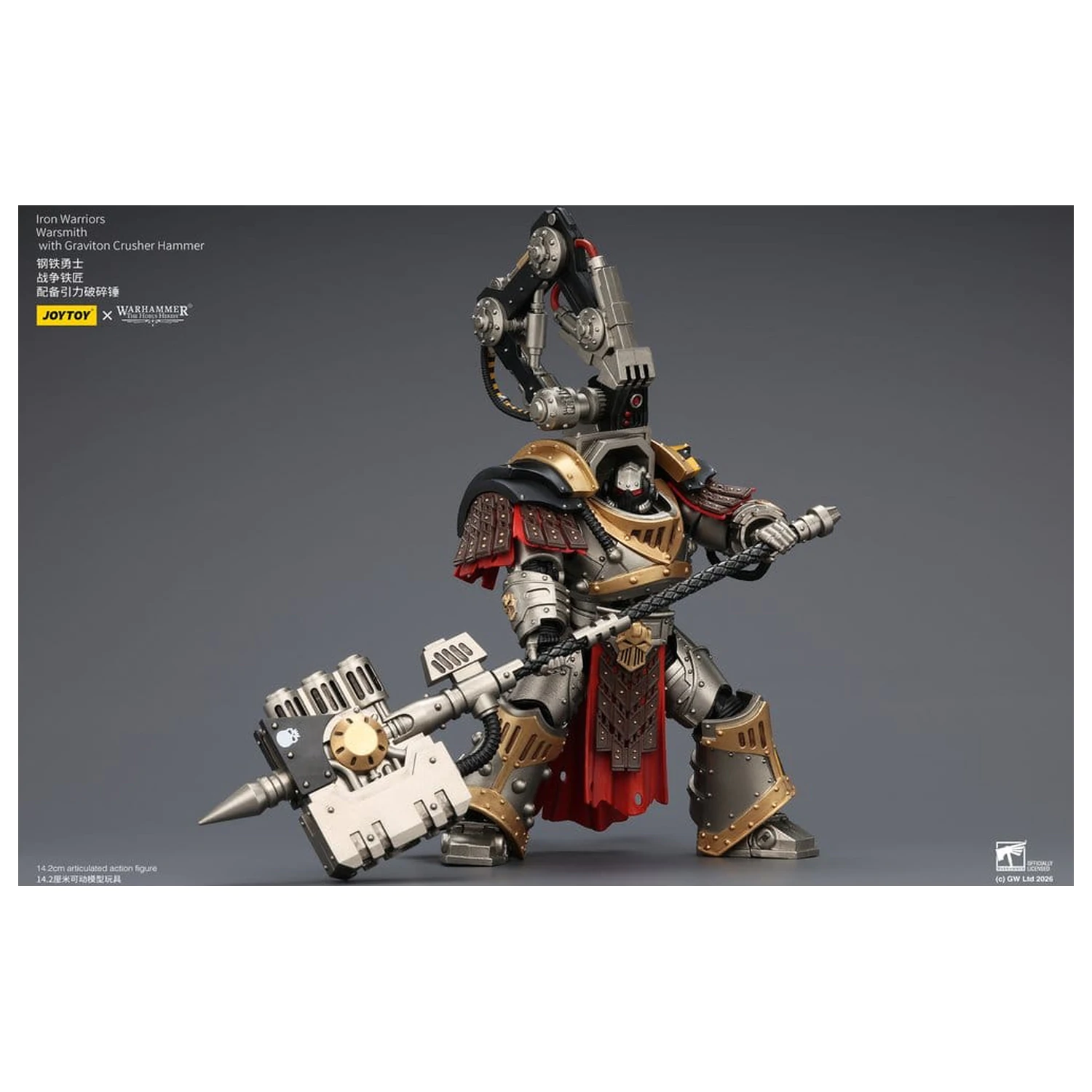 Warhammer The Horus Heresy akcijska figura Iron Warriors Warsmith 14 cm fotografija izdelka
