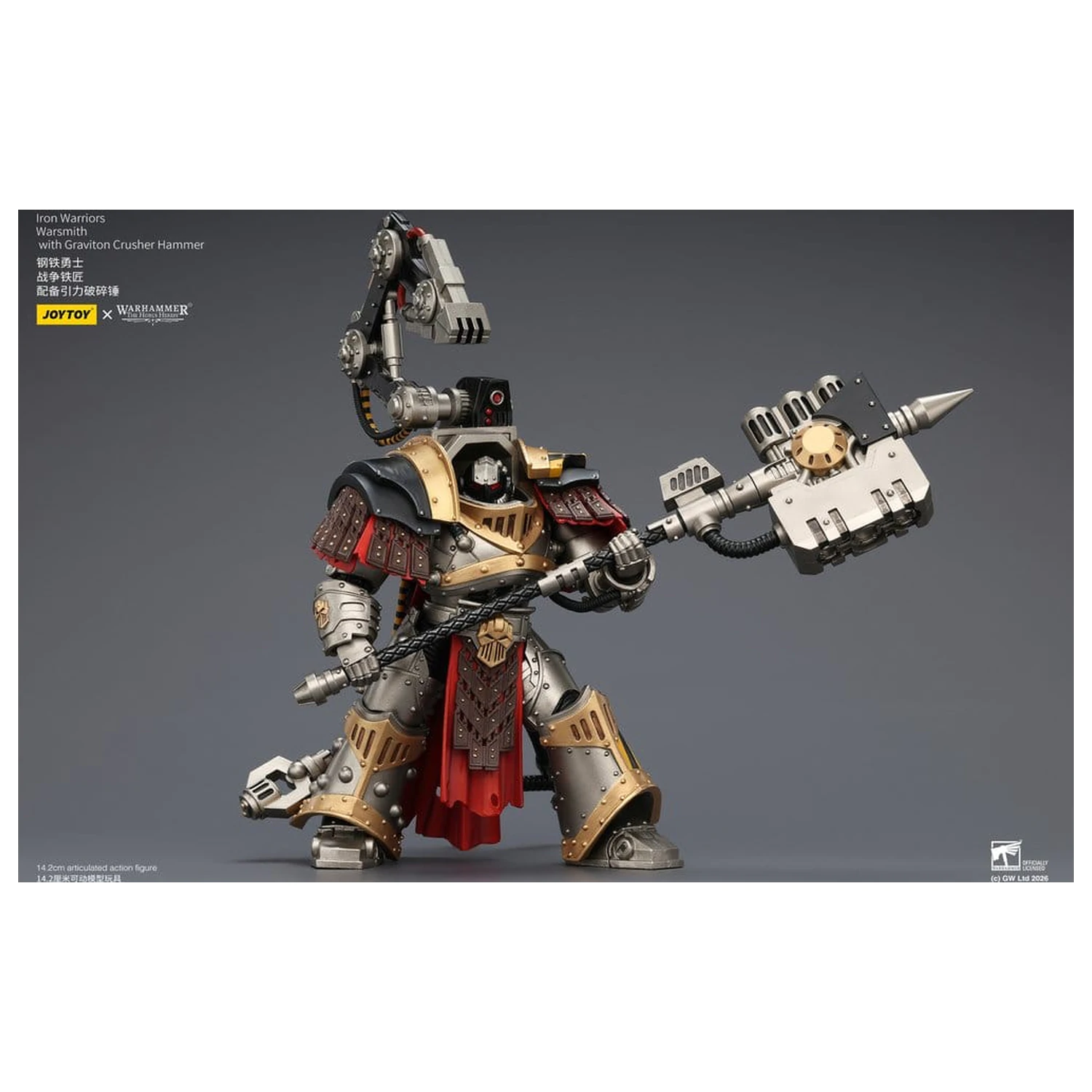 Warhammer The Horus Heresy akcijska figura Iron Warriors Warsmith 14 cm fotografija izdelka