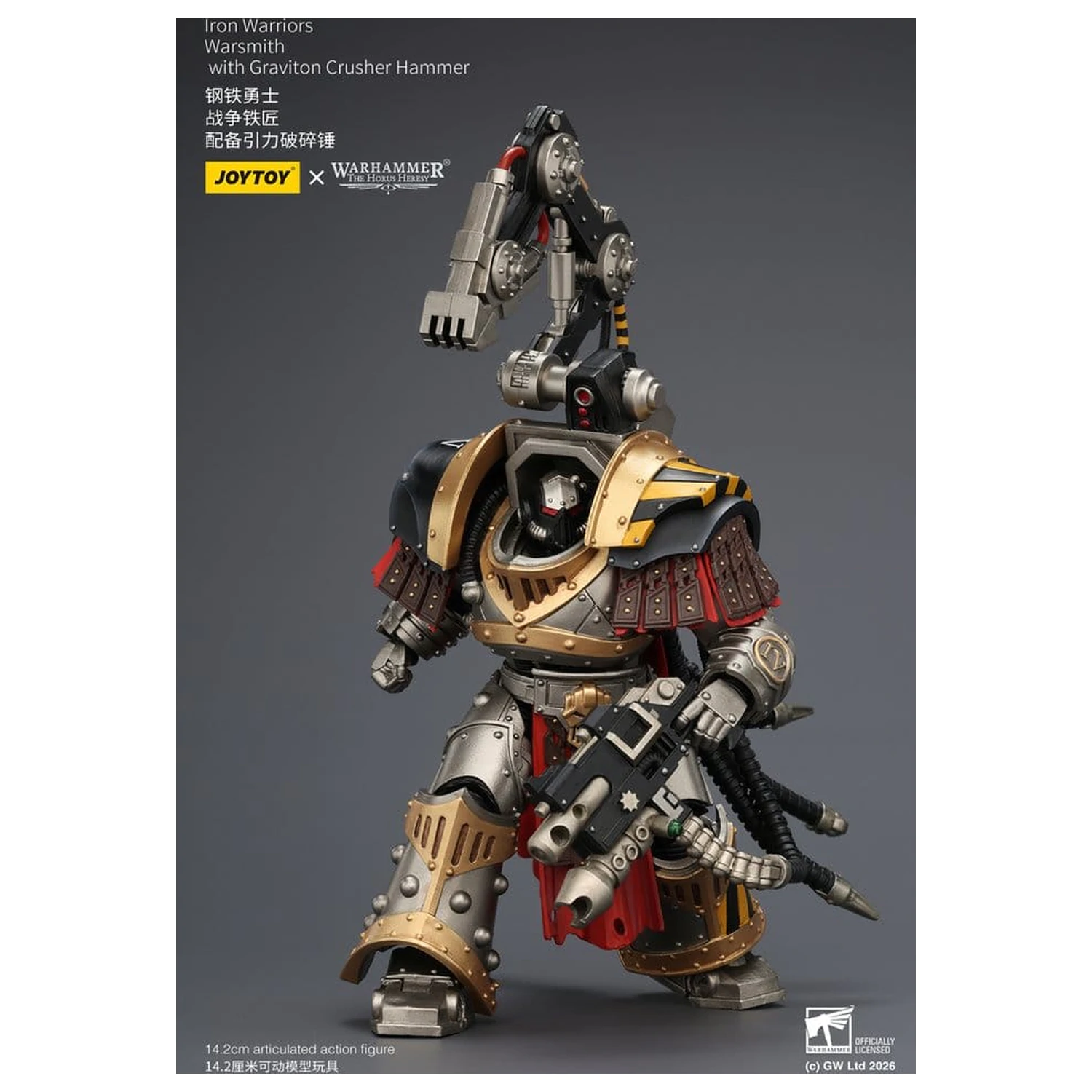 Warhammer The Horus Heresy akcijska figura Iron Warriors Warsmith 14 cm fotografija izdelka