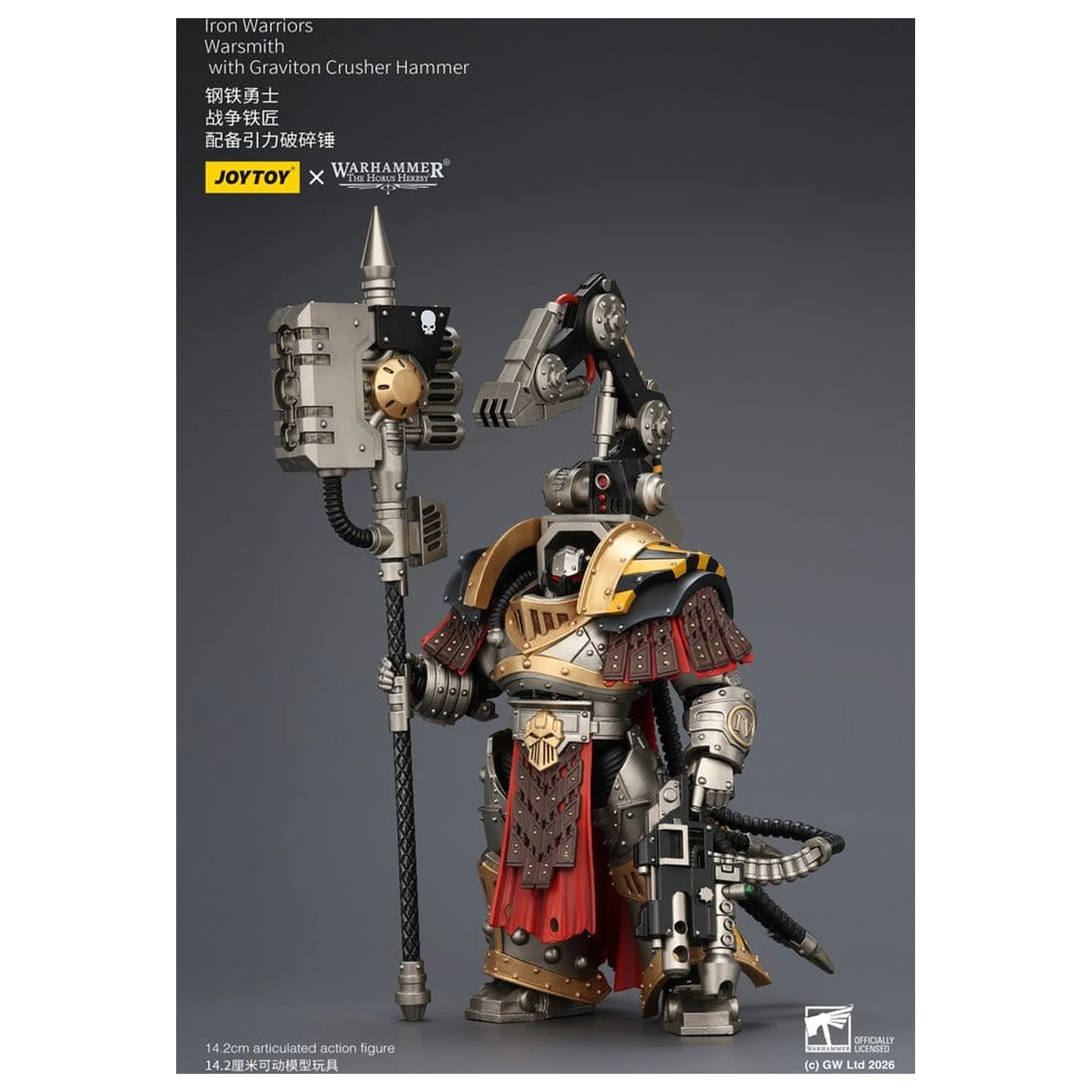 Warhammer The Horus Heresy akcijska figura Iron Warriors Warsmith 14 cm fotografija izdelka