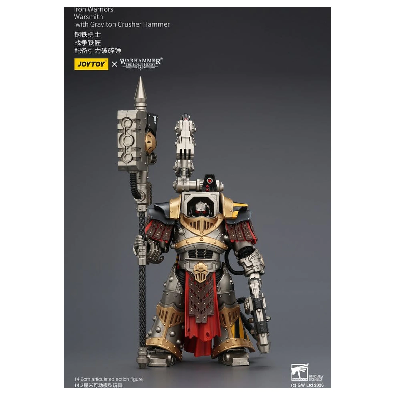 Warhammer The Horus Heresy akcijska figura Iron Warriors Warsmith 14 cm fotografija izdelka