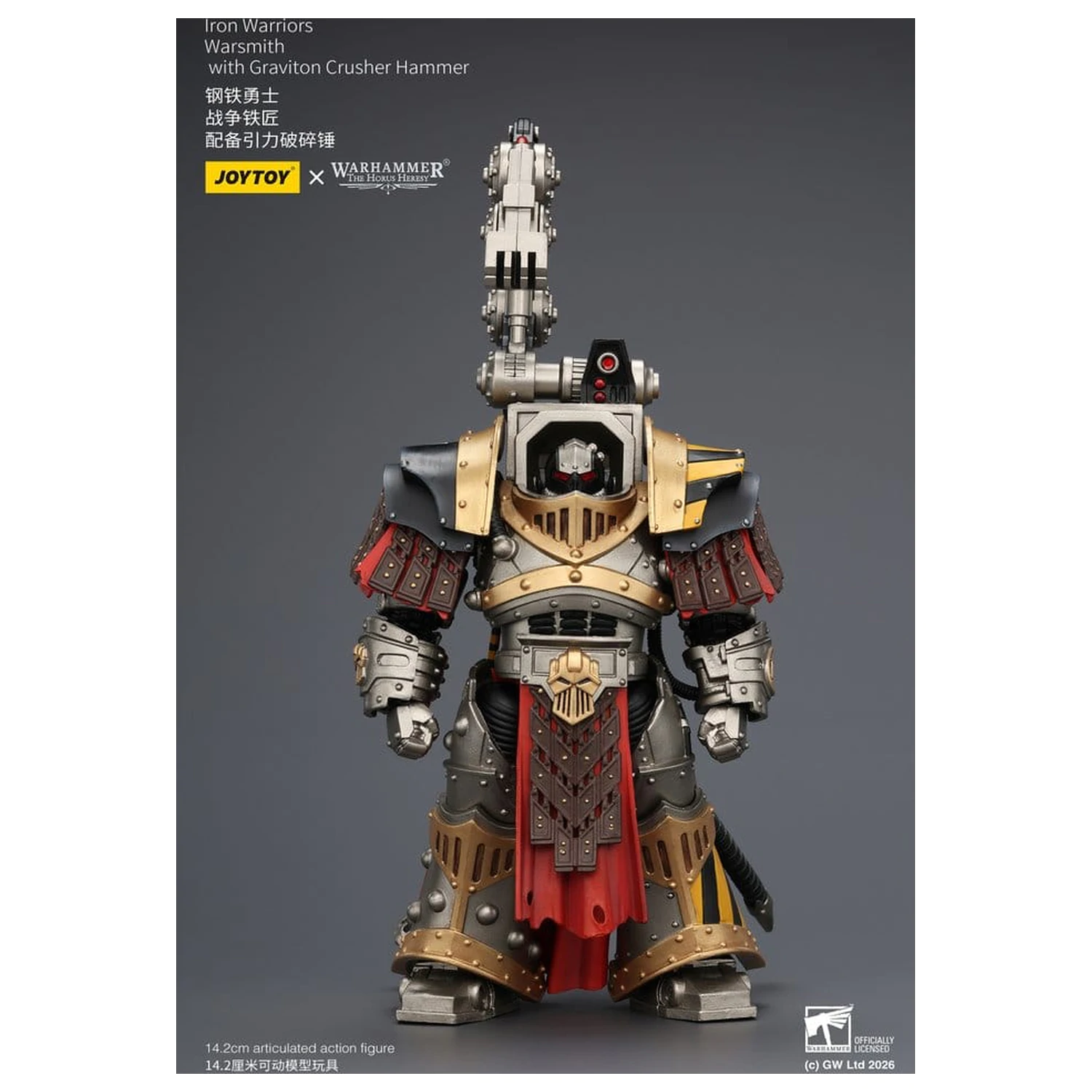 Warhammer The Horus Heresy akcijska figura Iron Warriors Warsmith 14 cm fotografija izdelka