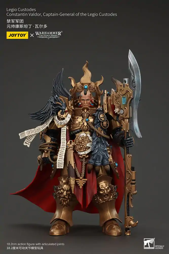 Warhammer The Horus Heresy Akcijska figura Legio Custodes Constantin Valdor Captain-General of the Legio Custodes 25 cm fotografija izdelka