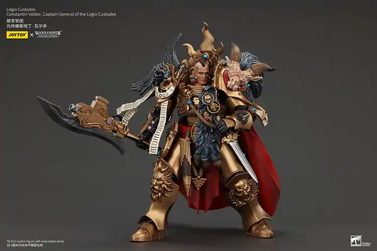 Warhammer The Horus Heresy Akcijska figura Legio Custodes Constantin Valdor Captain-General of the Legio Custodes 25 cm fotografija izdelka