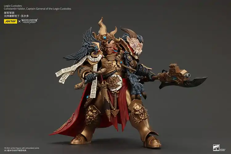 Warhammer The Horus Heresy Akcijska figura Legio Custodes Constantin Valdor Captain-General of the Legio Custodes 25 cm fotografija izdelka