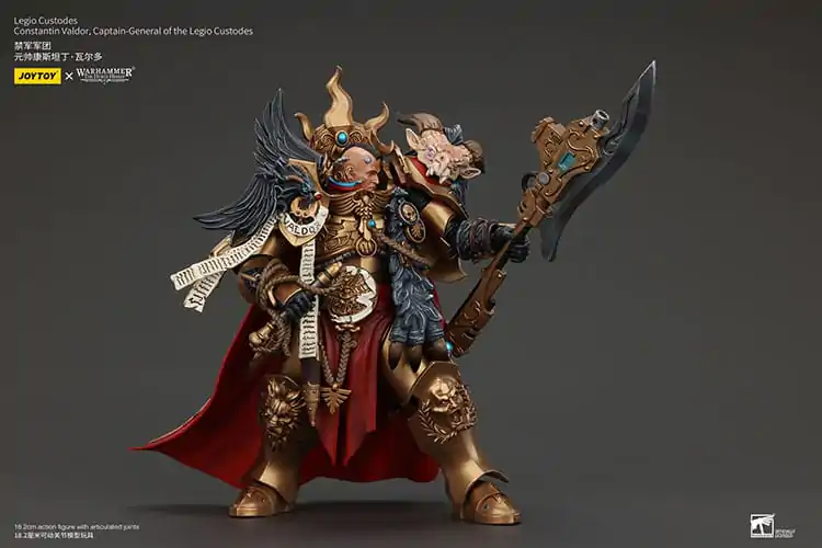 Warhammer The Horus Heresy Akcijska figura Legio Custodes Constantin Valdor Captain-General of the Legio Custodes 25 cm fotografija izdelka