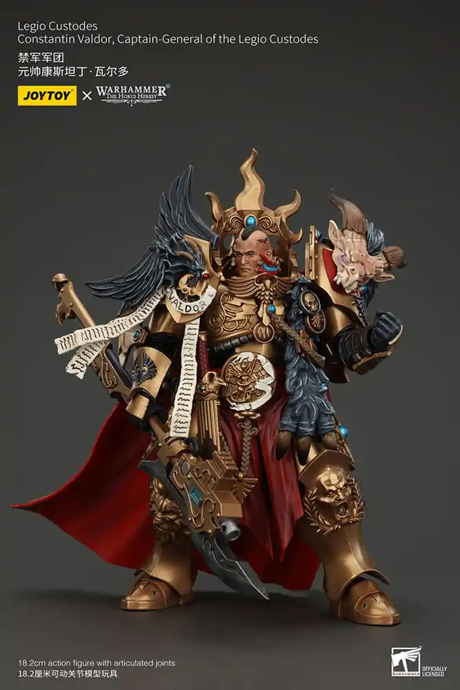 Warhammer The Horus Heresy Akcijska figura Legio Custodes Constantin Valdor Captain-General of the Legio Custodes 25 cm fotografija izdelka