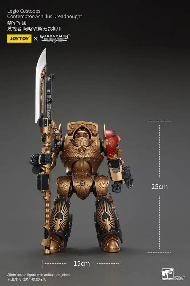 Warhammer The Horus Heresy akcijska figura Legio Custodes Contemptor-Achillus Dreadnought 25 cm fotografija izdelka