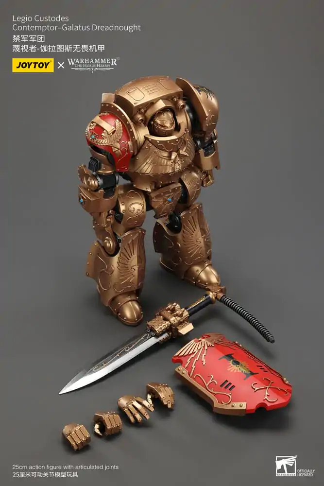 Warhammer The Horus Heresy akcijska figura Legio Custodes Contemptor-Galatus Dreadnought 25 cm fotografija izdelka