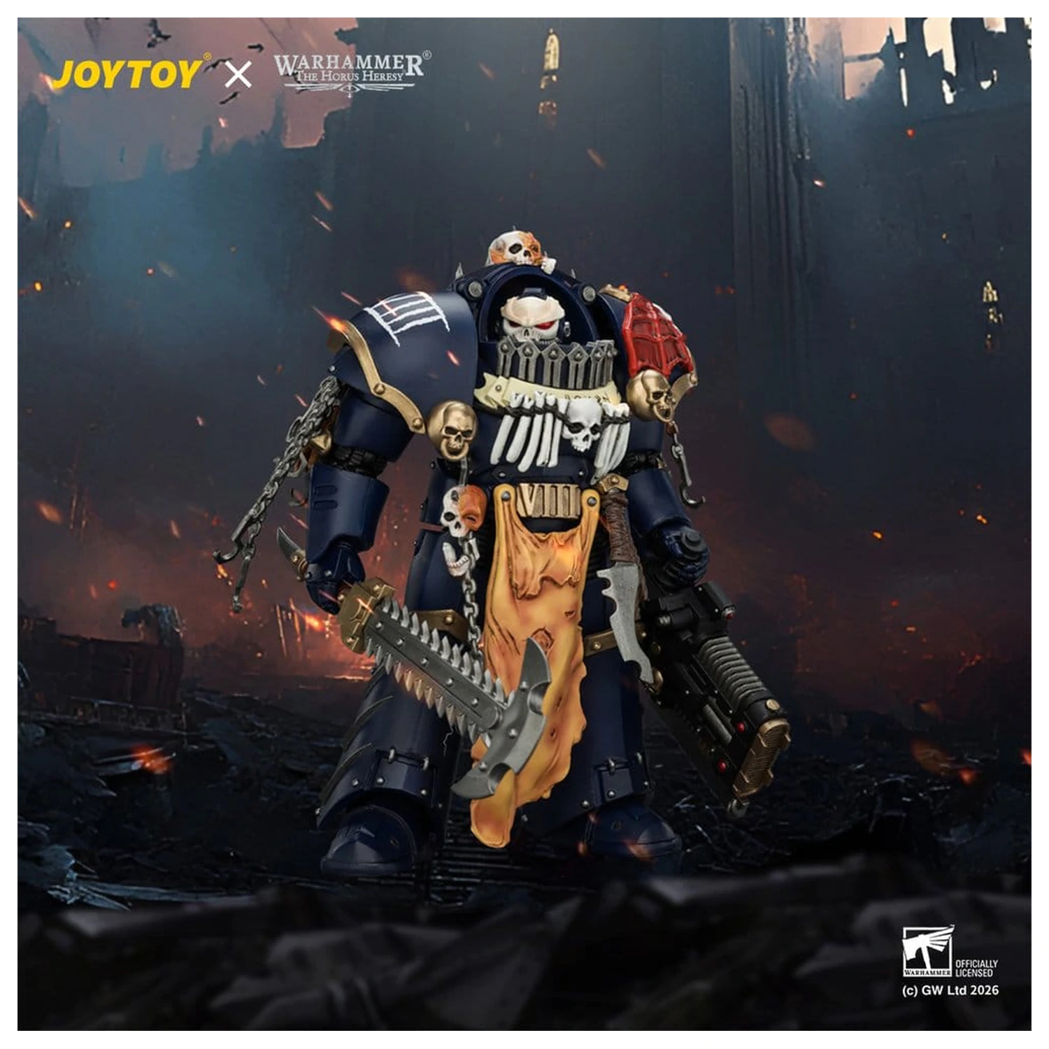 Warhammer The Horus Heresy akcijska figura Night Lords Contekar Terminator 1 14 cm fotografija izdelka