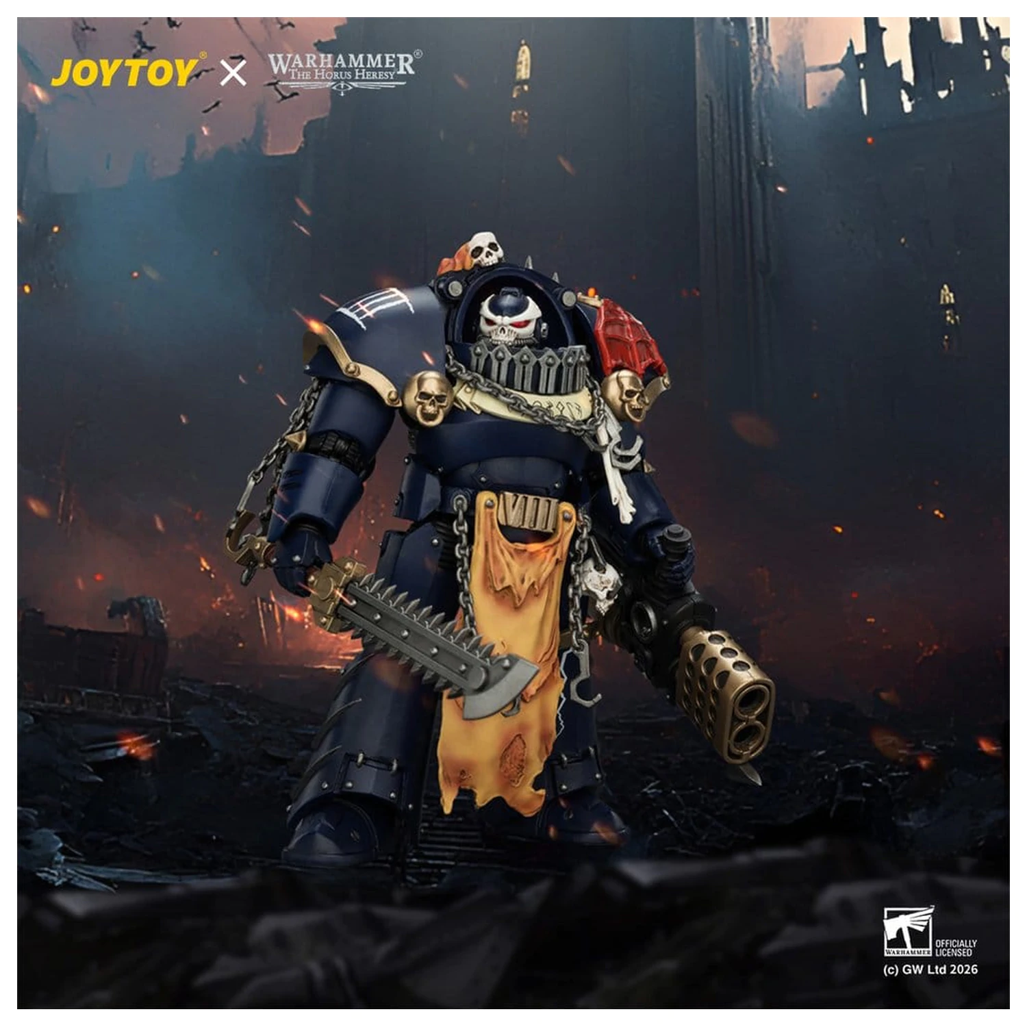 Warhammer The Horus Heresy akcijska figura Night Lords Contekar Terminator 2 14 cm fotografija izdelka