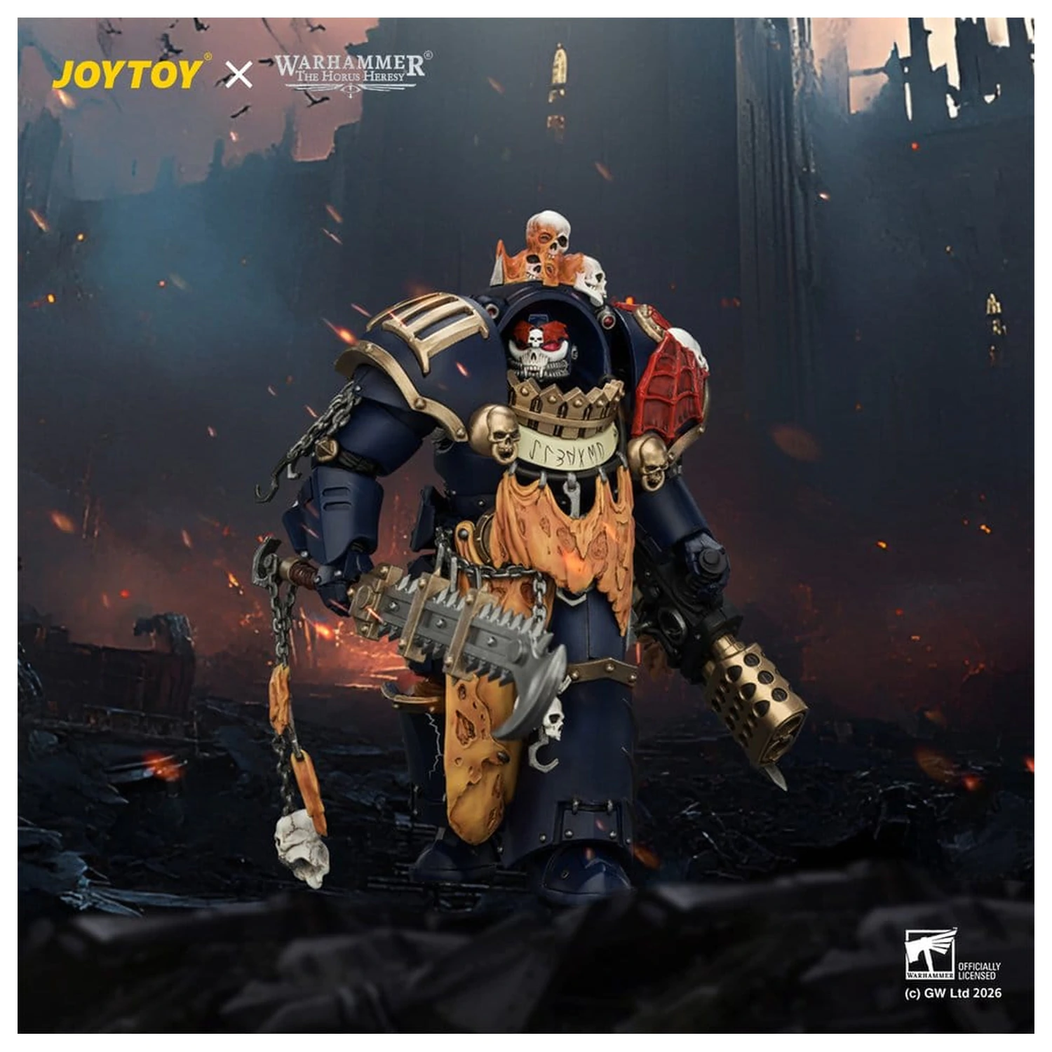 Warhammer The Horus Heresy akcijska figura Night Lords Contekar Terminator Dissident 14 cm fotografija izdelka