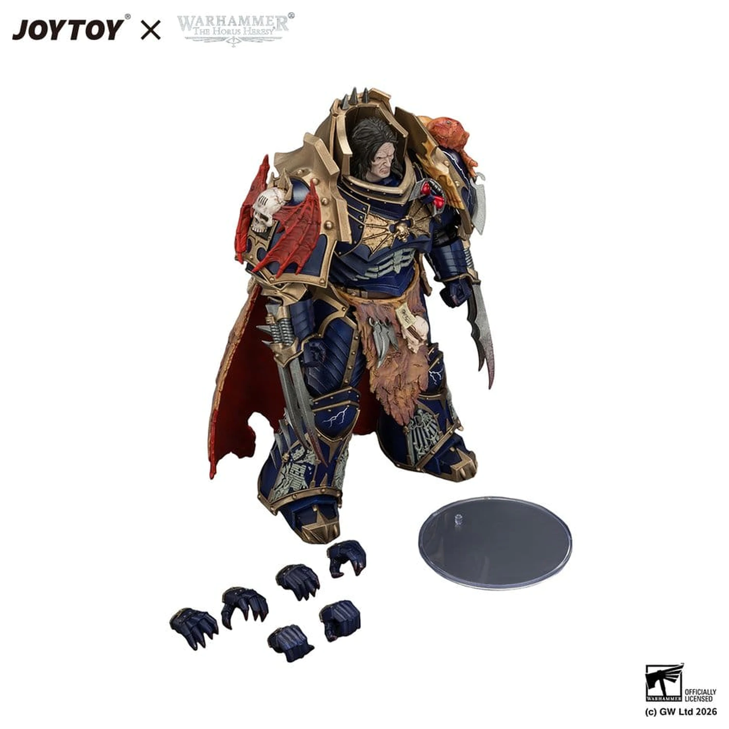Warhammer The Horus Heresy akcijska figura Night Lords Konrad Curze Primarch of the Night Lords Legion 19 cm fotografija izdelka