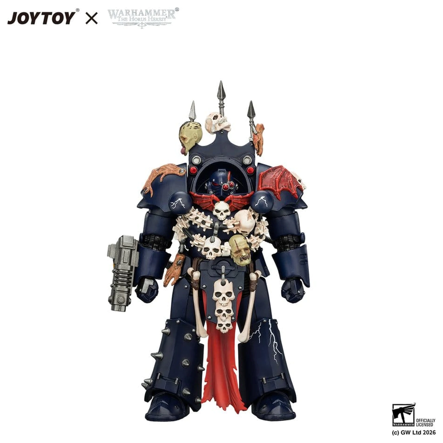 Warhammer The Horus Heresy akcijska figura Night Lords Legion Praetor v Tartaros Terminator oklepu 14 cm fotografija izdelka