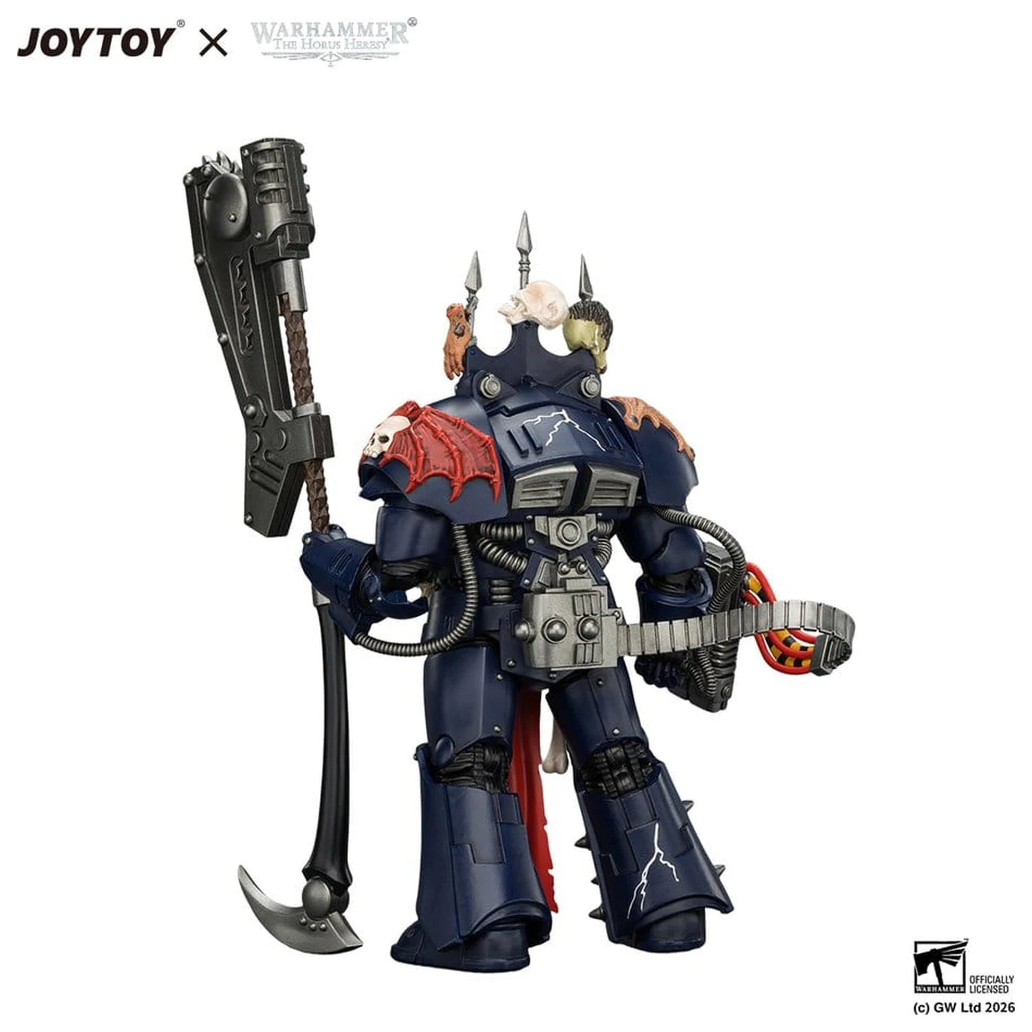 Warhammer The Horus Heresy akcijska figura Night Lords Legion Praetor v Tartaros Terminator oklepu 14 cm fotografija izdelka