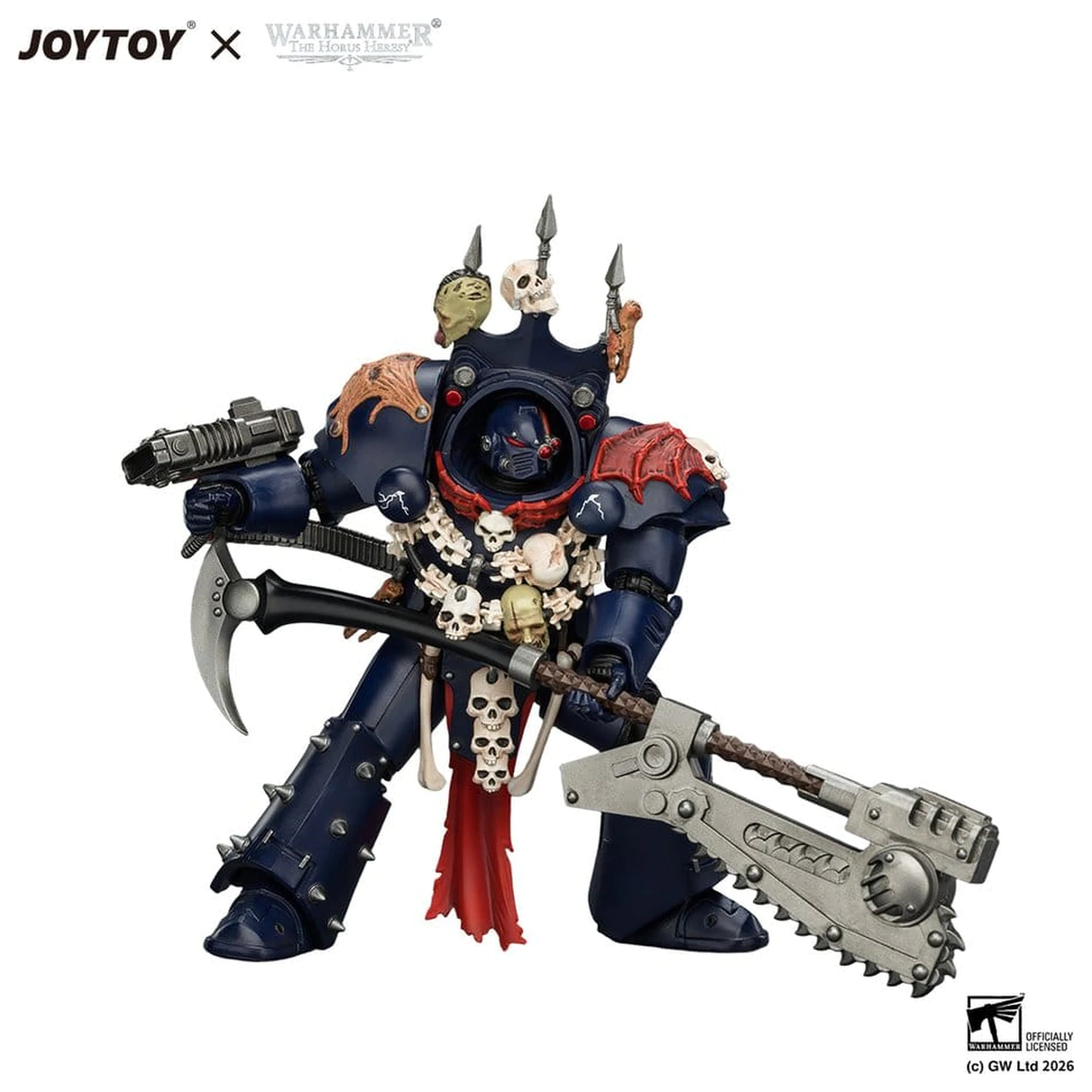 Warhammer The Horus Heresy akcijska figura Night Lords Legion Praetor v Tartaros Terminator oklepu 14 cm fotografija izdelka